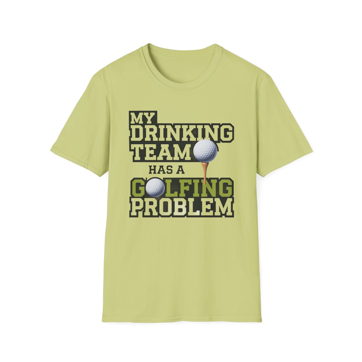 Funny Golfing Problem Unisex Softstyle T-Shirt