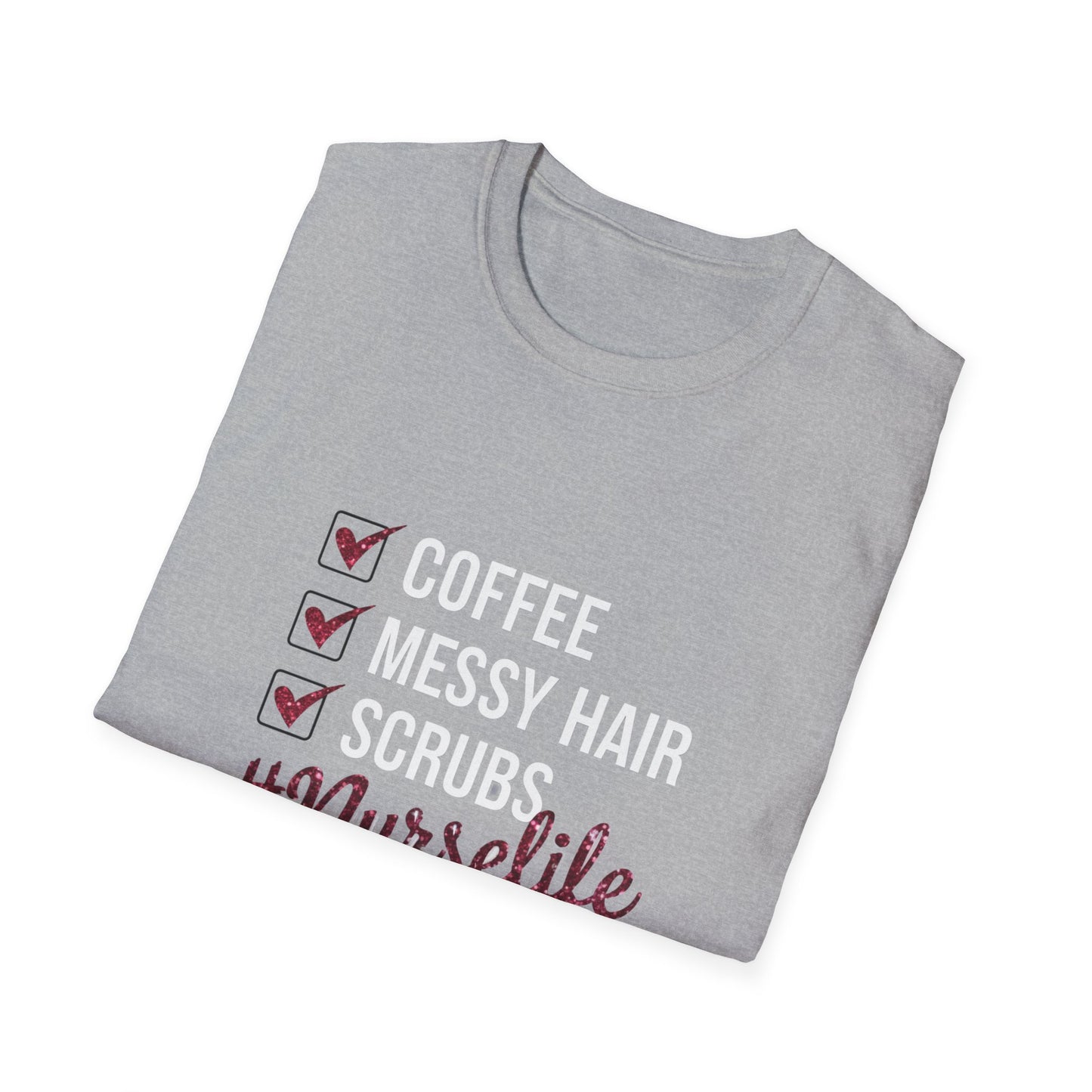 Nurse Life Unisex Softstyle T-Shirt - Perfect for Healthcare Professionals
