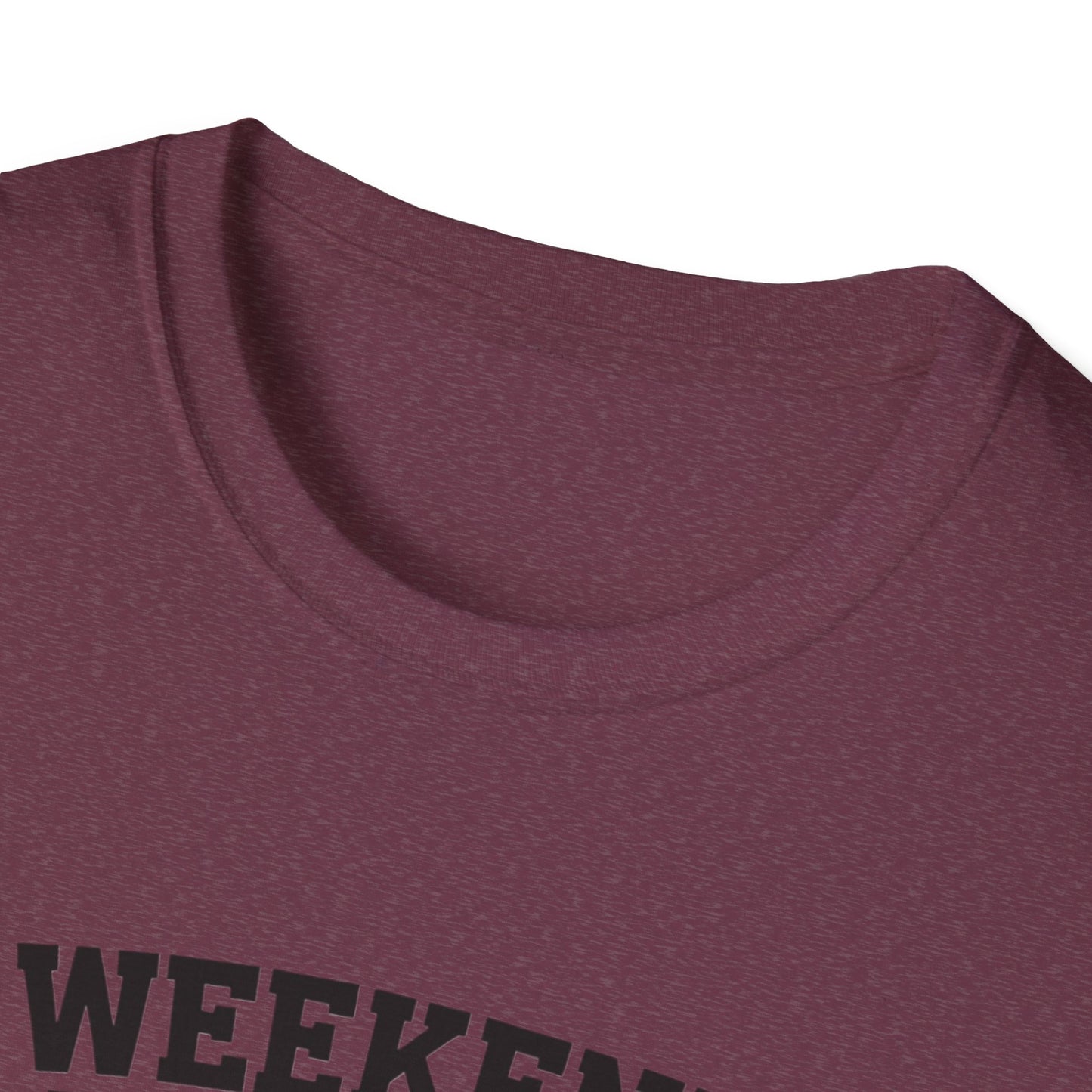 Weekend Forecast Golf Drinking T-Shirt | Unisex Softstyle Tee for Golf Lovers
