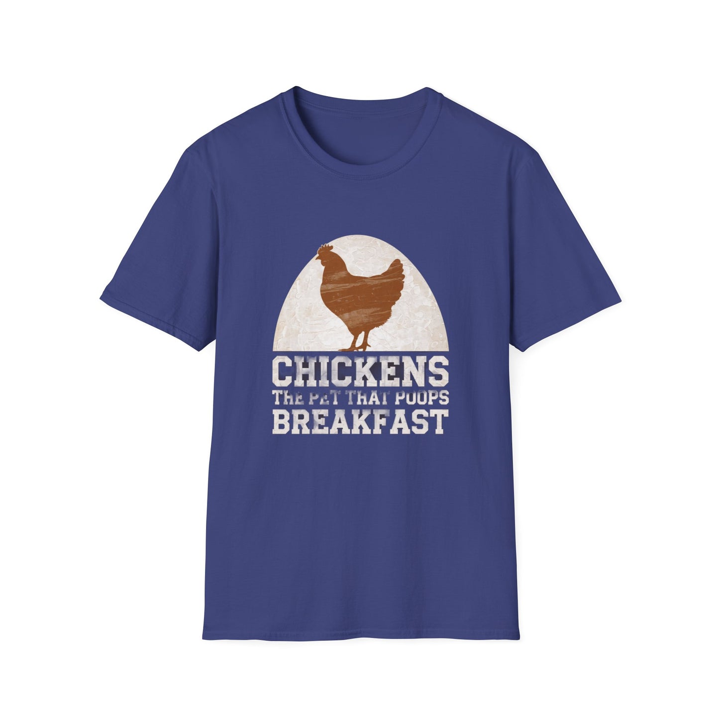 Chickens Breakfast Unisex Softstyle T-Shirt - Fun Farmhouse Tee for Animal Lovers