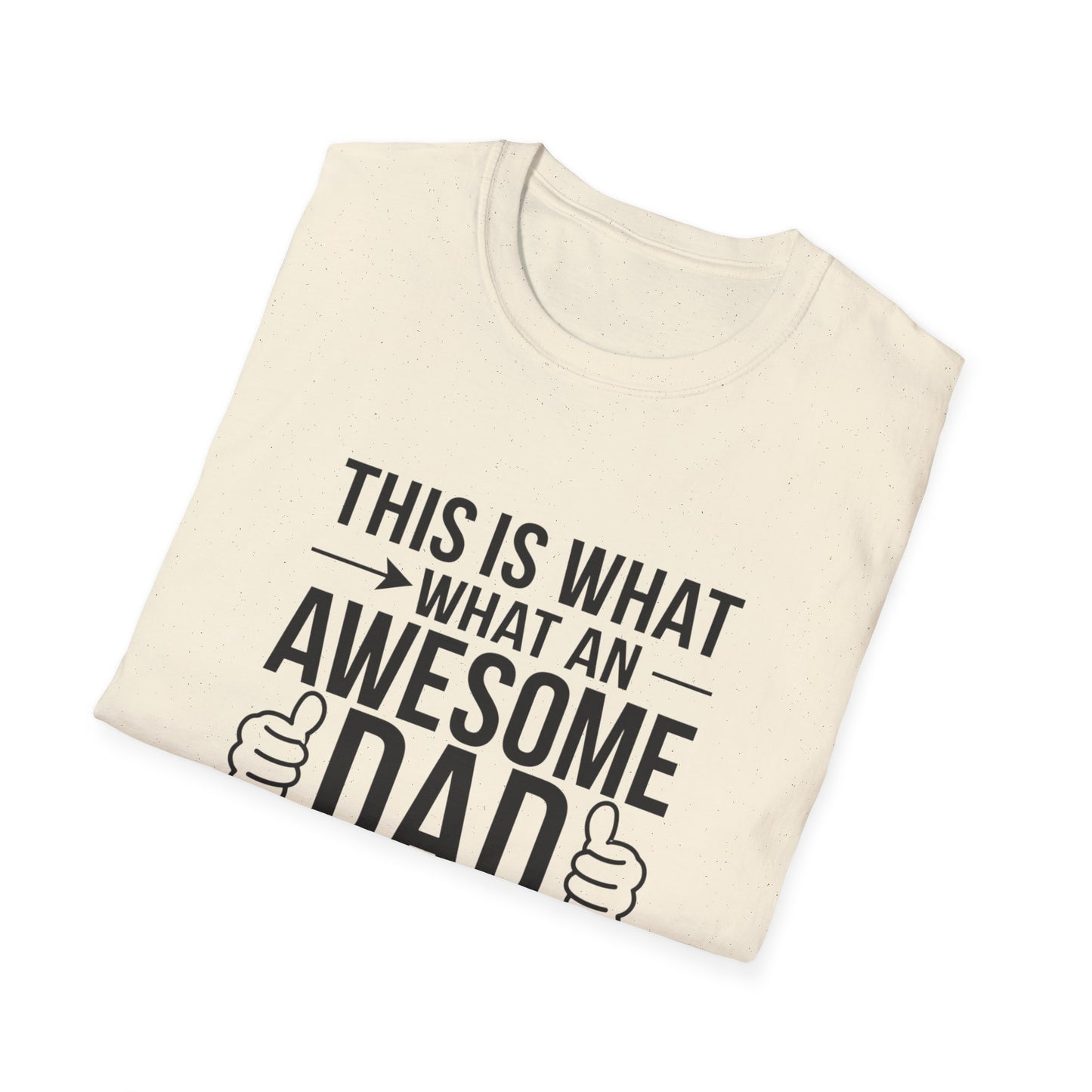 Awesome Dad Unisex Softstyle T-Shirt - Perfect Father's Day Gift