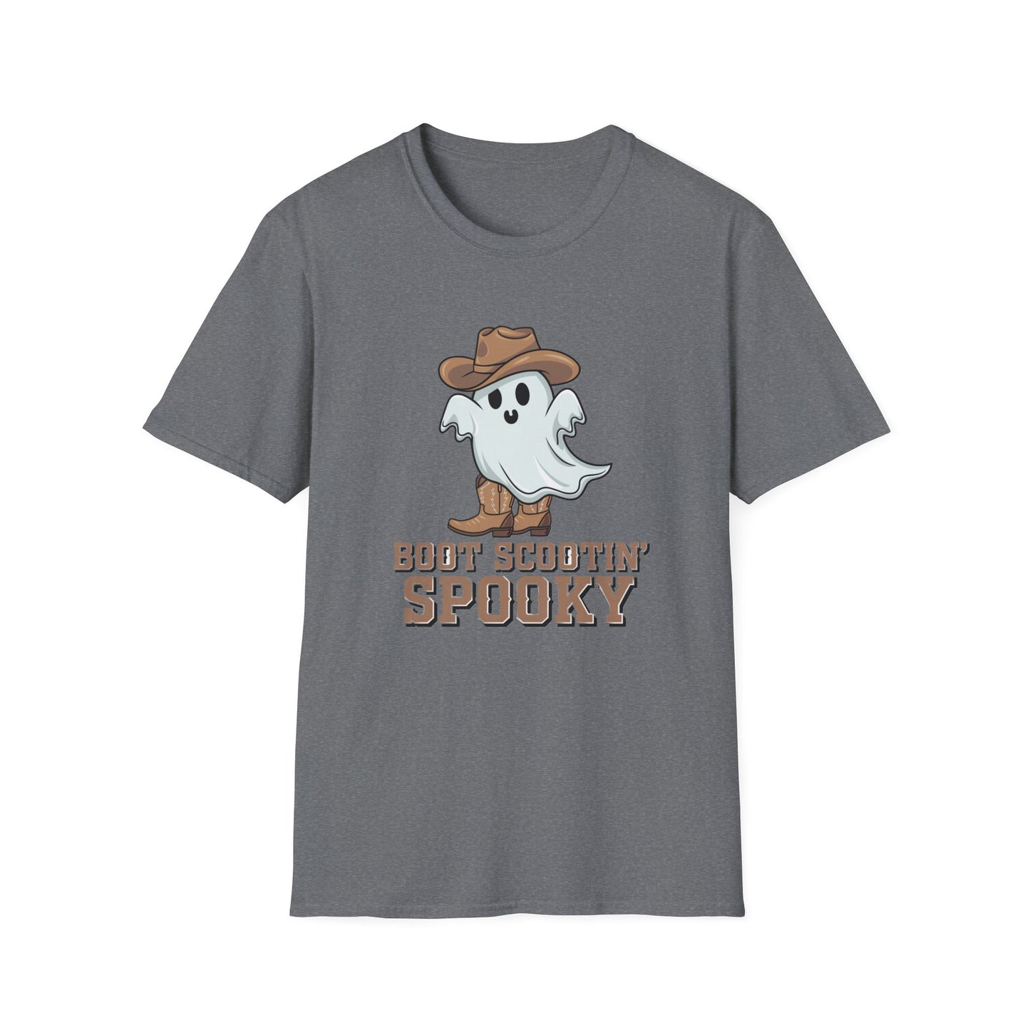 Ghostly Cowboy T-Shirt, Fun Halloween Tee, Spooky Ghost Shirt, Unisex Graphic Shirt, Witchy Casual Wear, Cute Halloween Gift