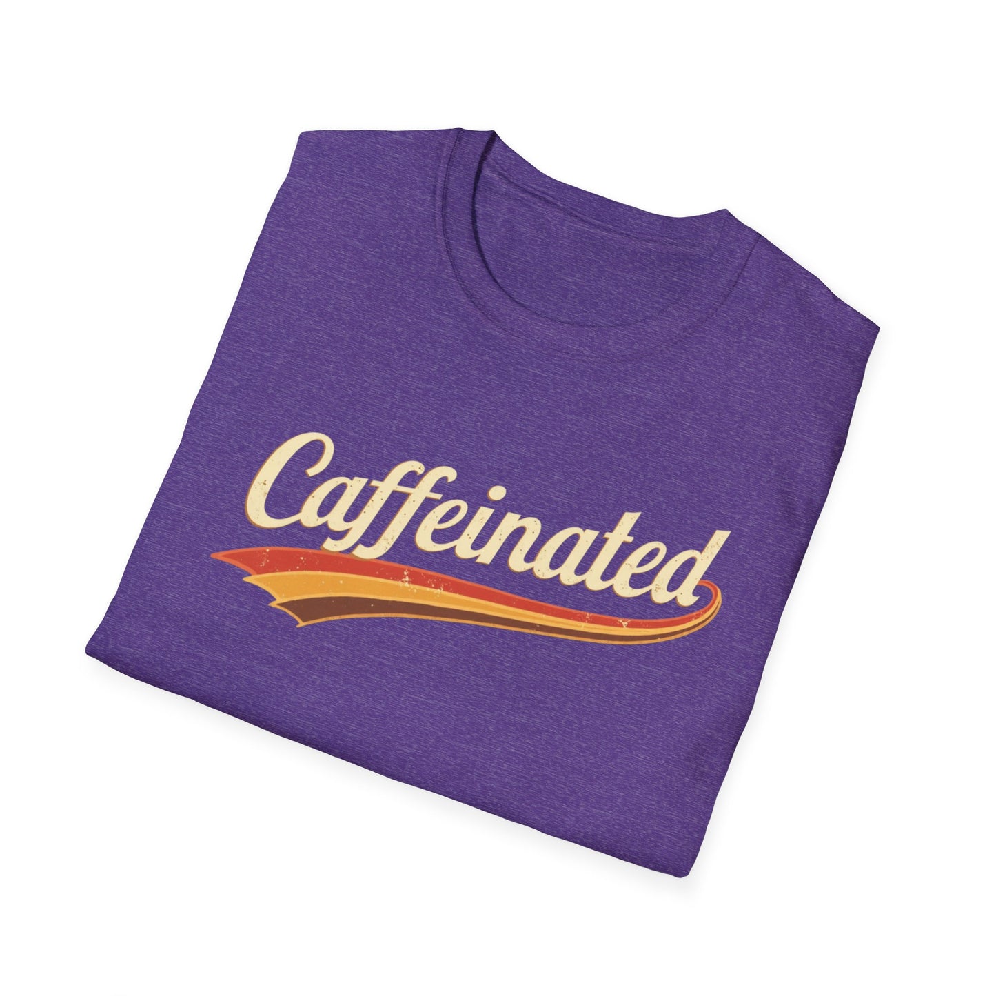 Caffeinated Unisex T-Shirt - Softstyle Casual Tee, Coffee Lover Gift, Daily Wear, Birthday Present, Relaxed Fit