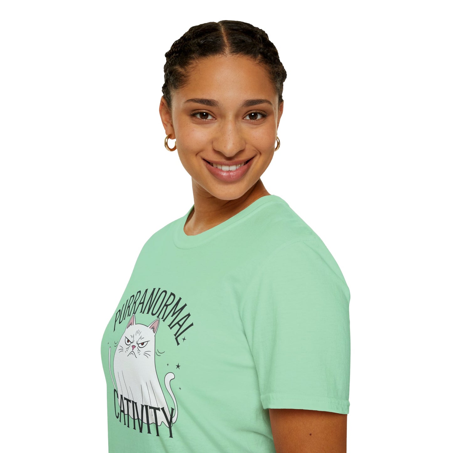 Funny Cat Tee - Purranormal Cativity T-Shirt for Cat Lovers, Gift for Pet Owners, Halloween Tee, Cozy Unisex Shirt, Cat Lover Apparel