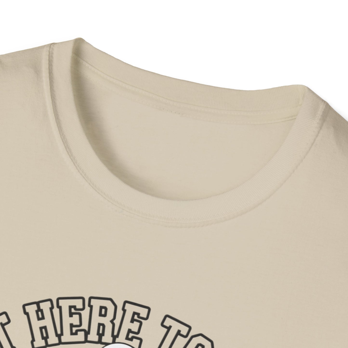 Just Here to Bone T-Shirt | Unisex Skeleton Tee, Halloween Shirt, Funny Graphic Tee, Casual Wear, Gift for Friends