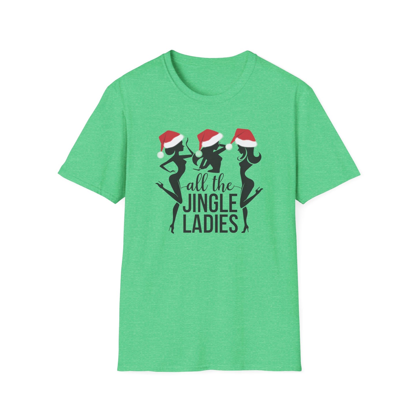 Festive Holiday T-Shirt: All the Jingle Ladies, Christmas Shirt, Unisex Tee, Gift for Her, Holiday Apparel, Winter Fashion