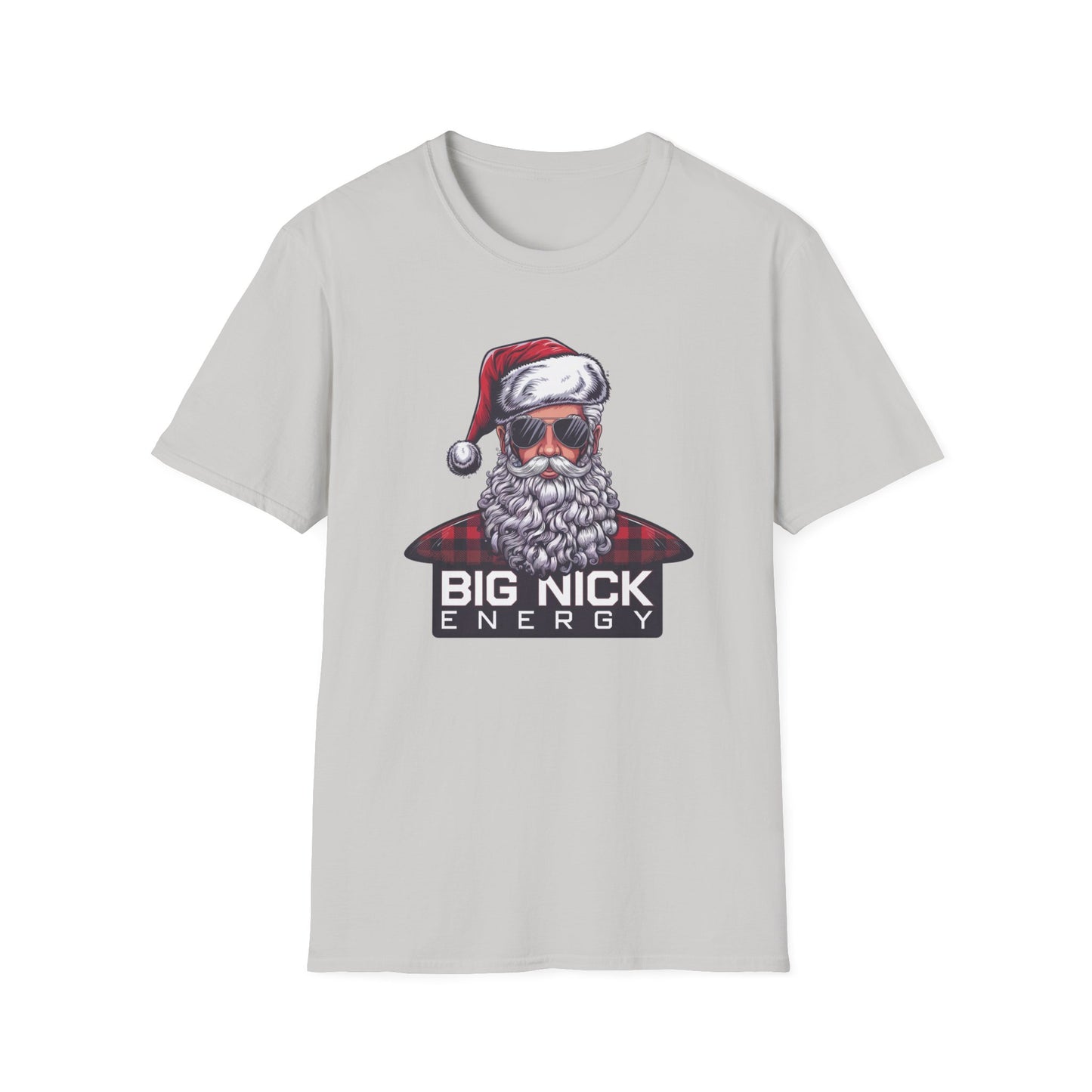 Christmas Santa T-Shirt, Funny Holiday Shirt, Unisex Gift, Festive Apparel, Big Nick Energy Tee