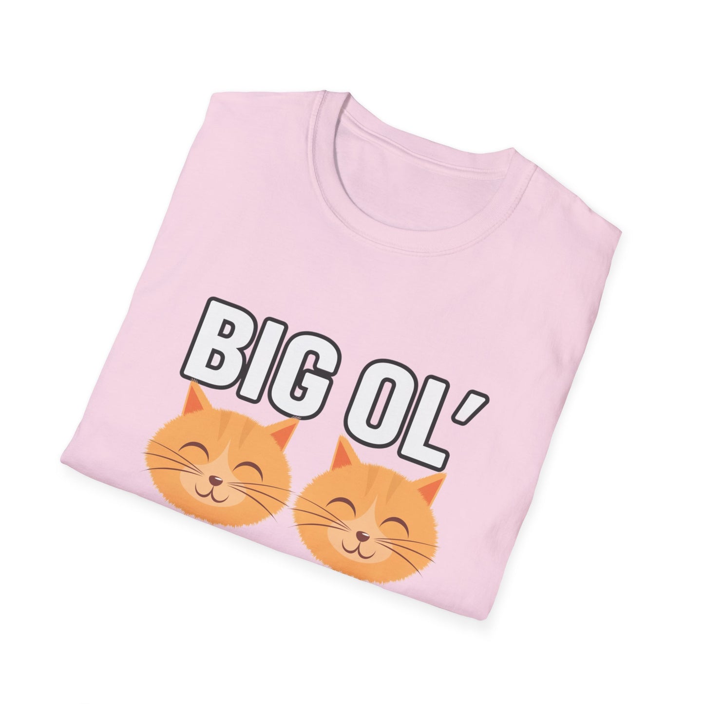 Big Ol' Kitties Unisex T-Shirt – Cute Cat Lover Tee for Everyday Wear