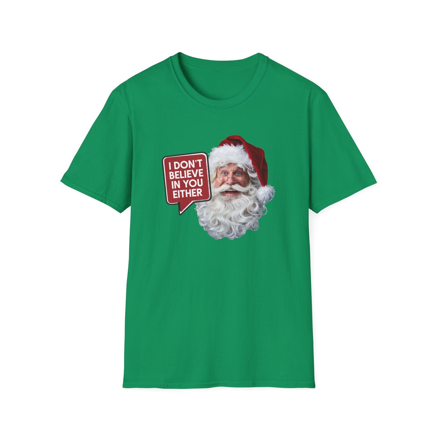 Funny Santa Holiday T-Shirt, Christmas Gift for Adults, Unisex Tee, Humor Shirt, Festive Wear, Winter Apparel