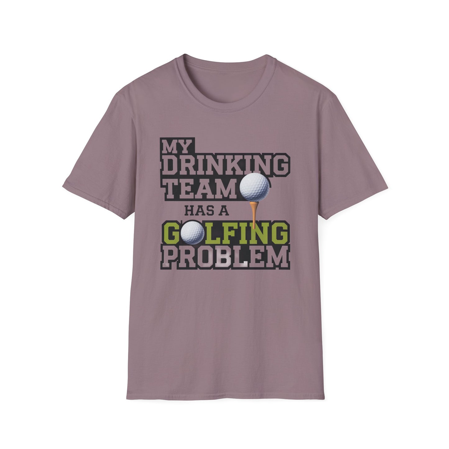 Funny Golfing Problem Unisex Softstyle T-Shirt