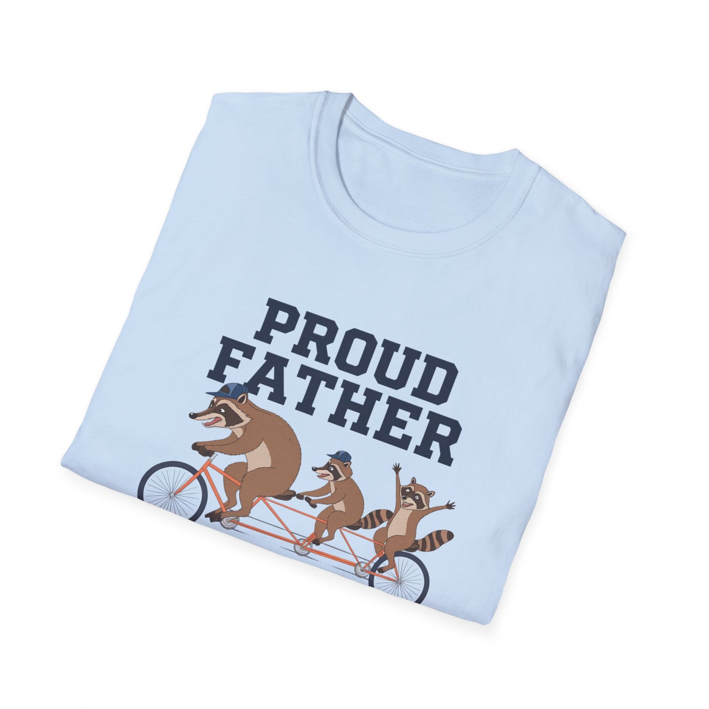 Proud Father Animal T-Shirt | Unisex Softstyle Tee for Dad