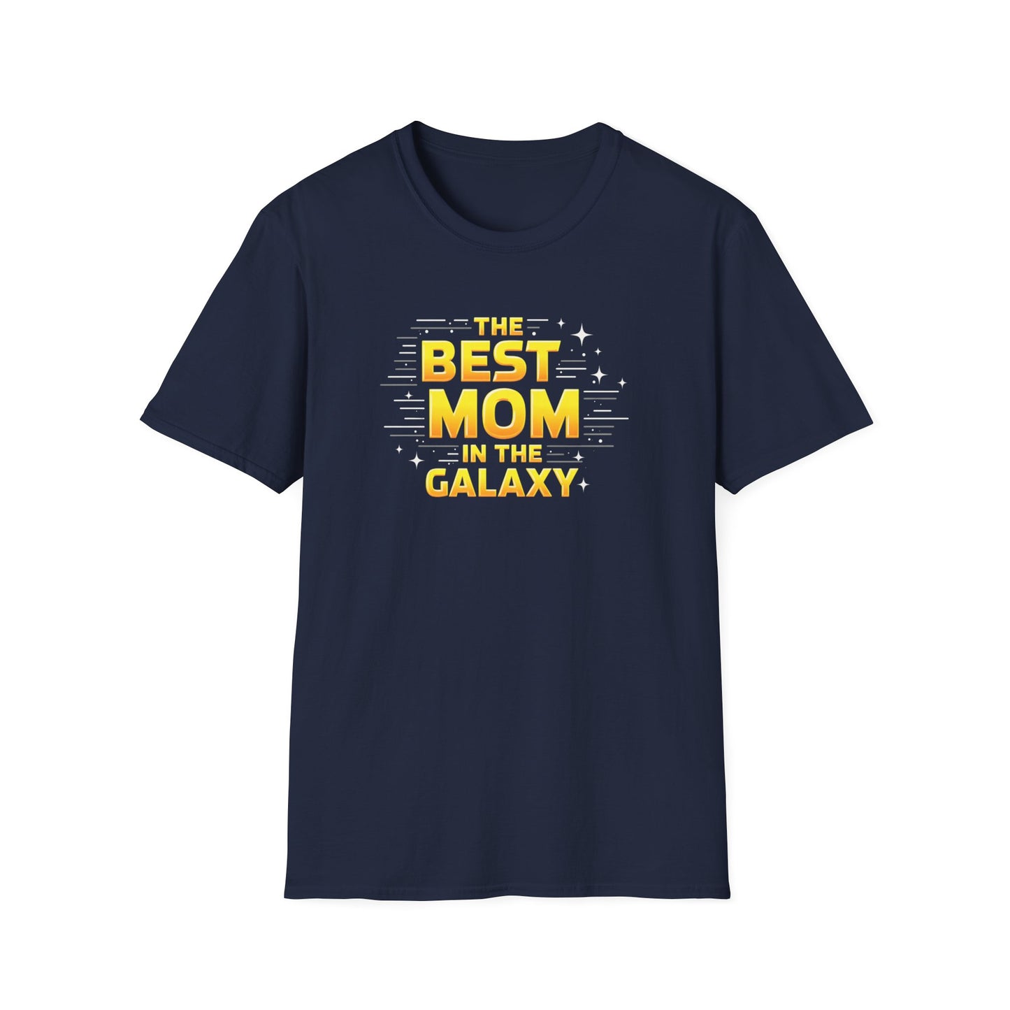 Best Mom in the Galaxy T-Shirt - Unisex Softstyle Tee for Mother's Day, Birthday Gift, Mom Appreciation, Casual Wear, Family Gatherings