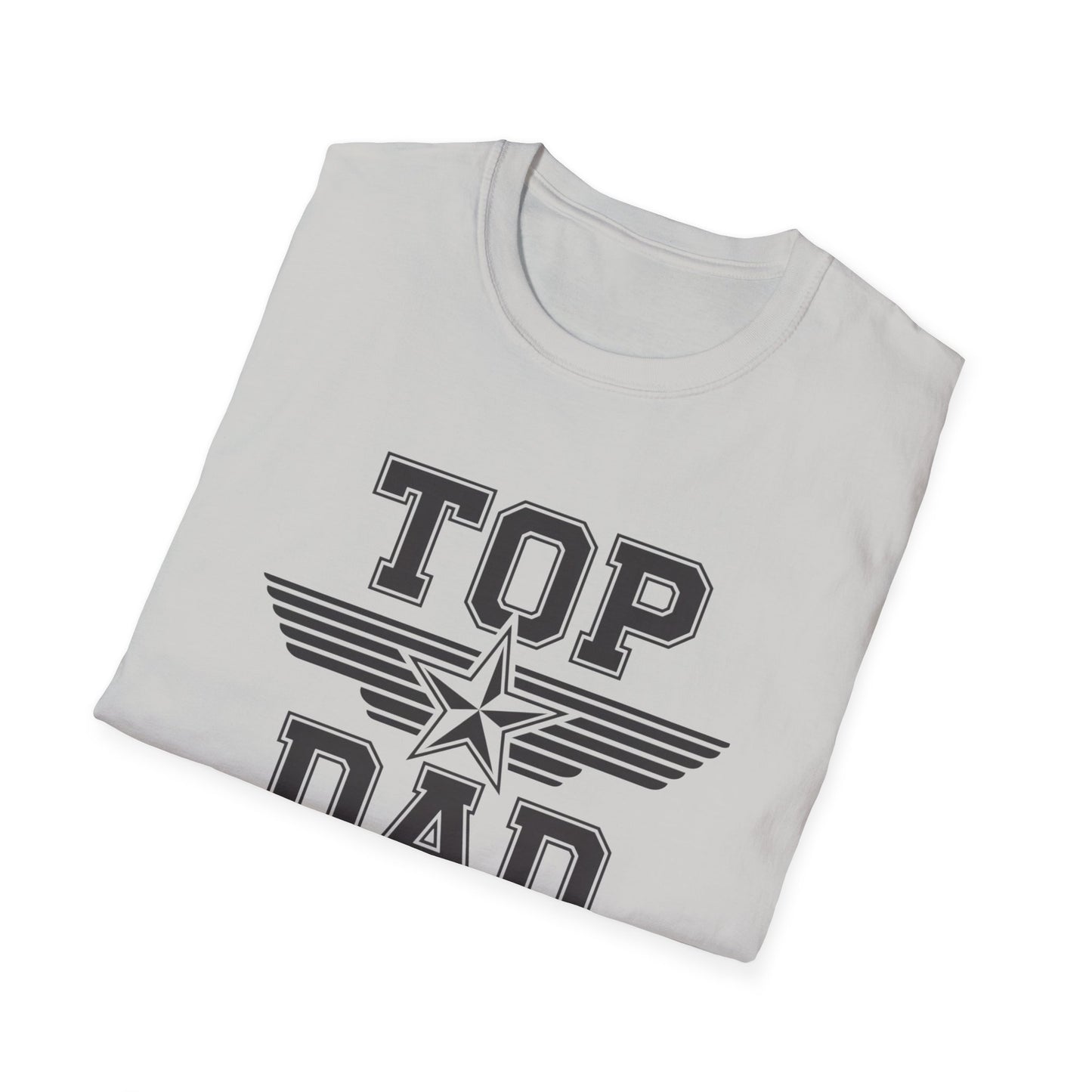 Top Dad Unisex Softstyle T-Shirt, Father's Day Gift, Casual Wear, Dad Shirt, Family Reunion Tee, Gift for Dad