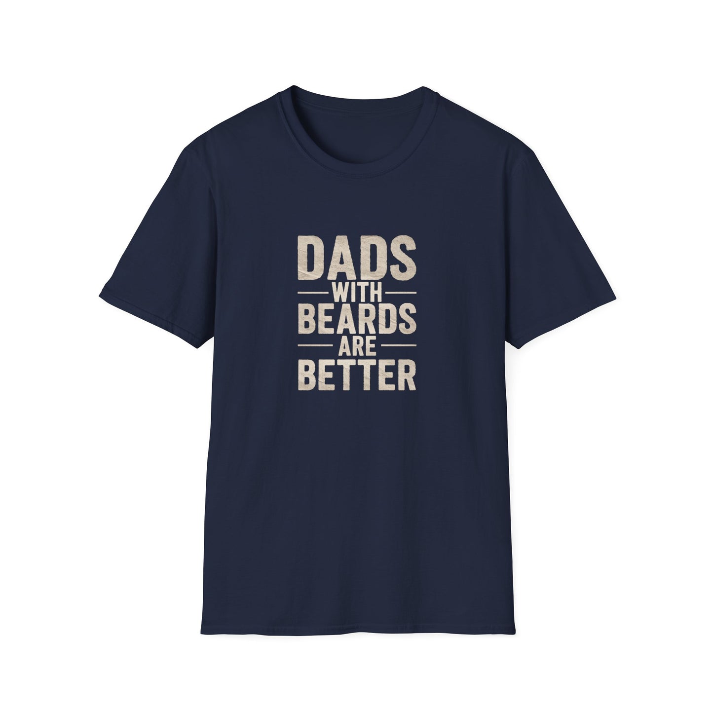 Dads with Beards Unisex Softstyle T-Shirt - Perfect Gift for Father's Day