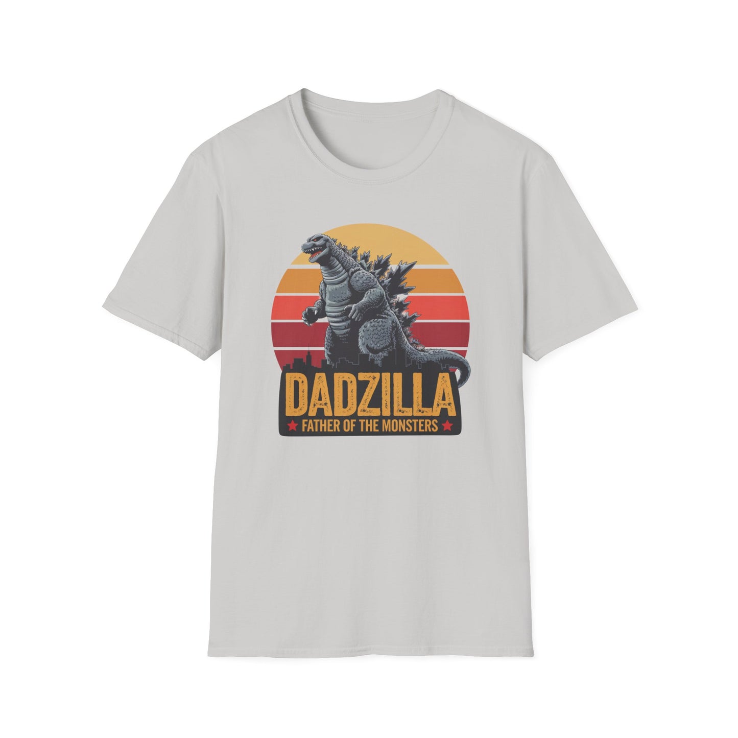 Dadzilla Tee - Unisex Softstyle T-Shirt for Dad Enthusiasts Fathers Day Gift