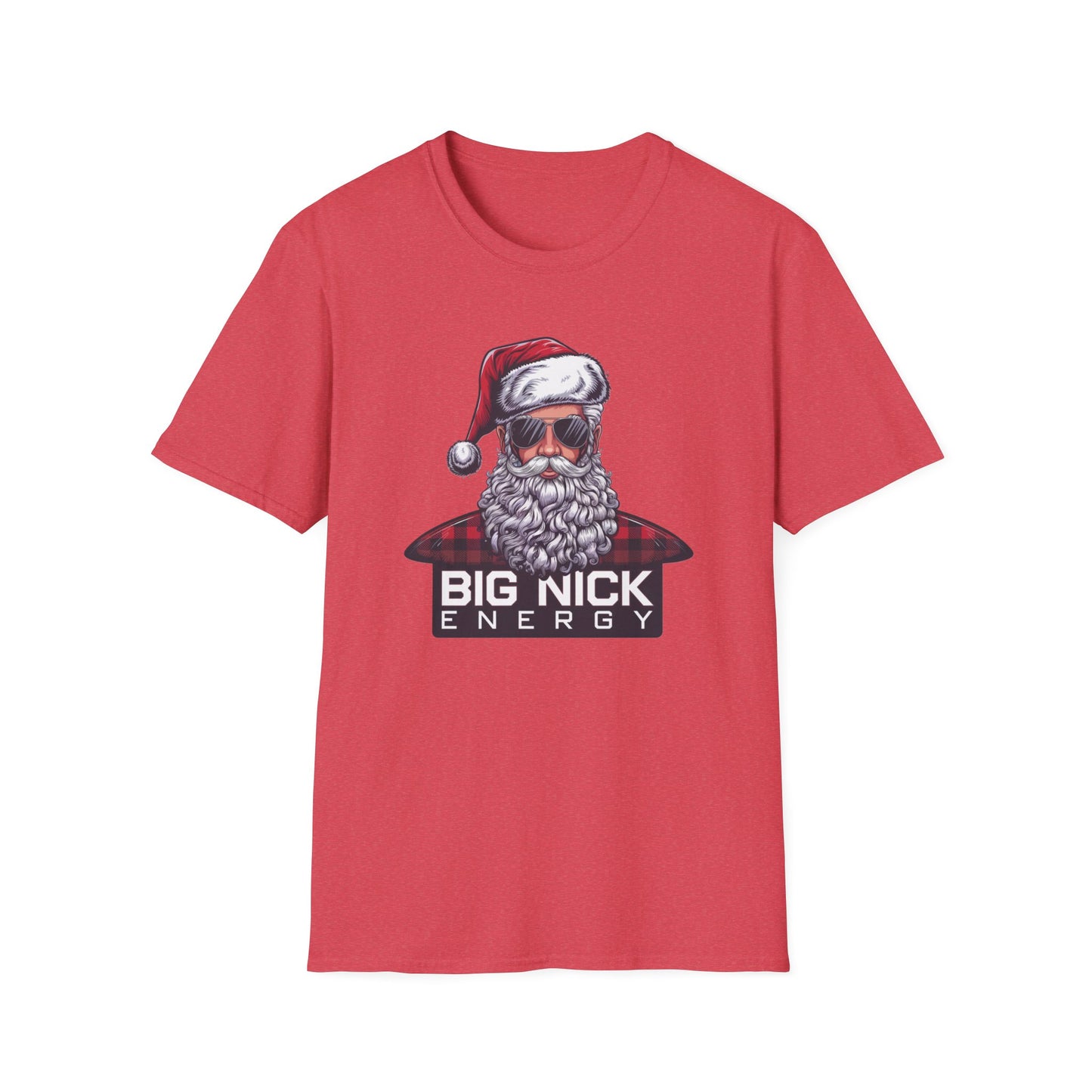 Christmas Santa T-Shirt, Funny Holiday Shirt, Unisex Gift, Festive Apparel, Big Nick Energy Tee