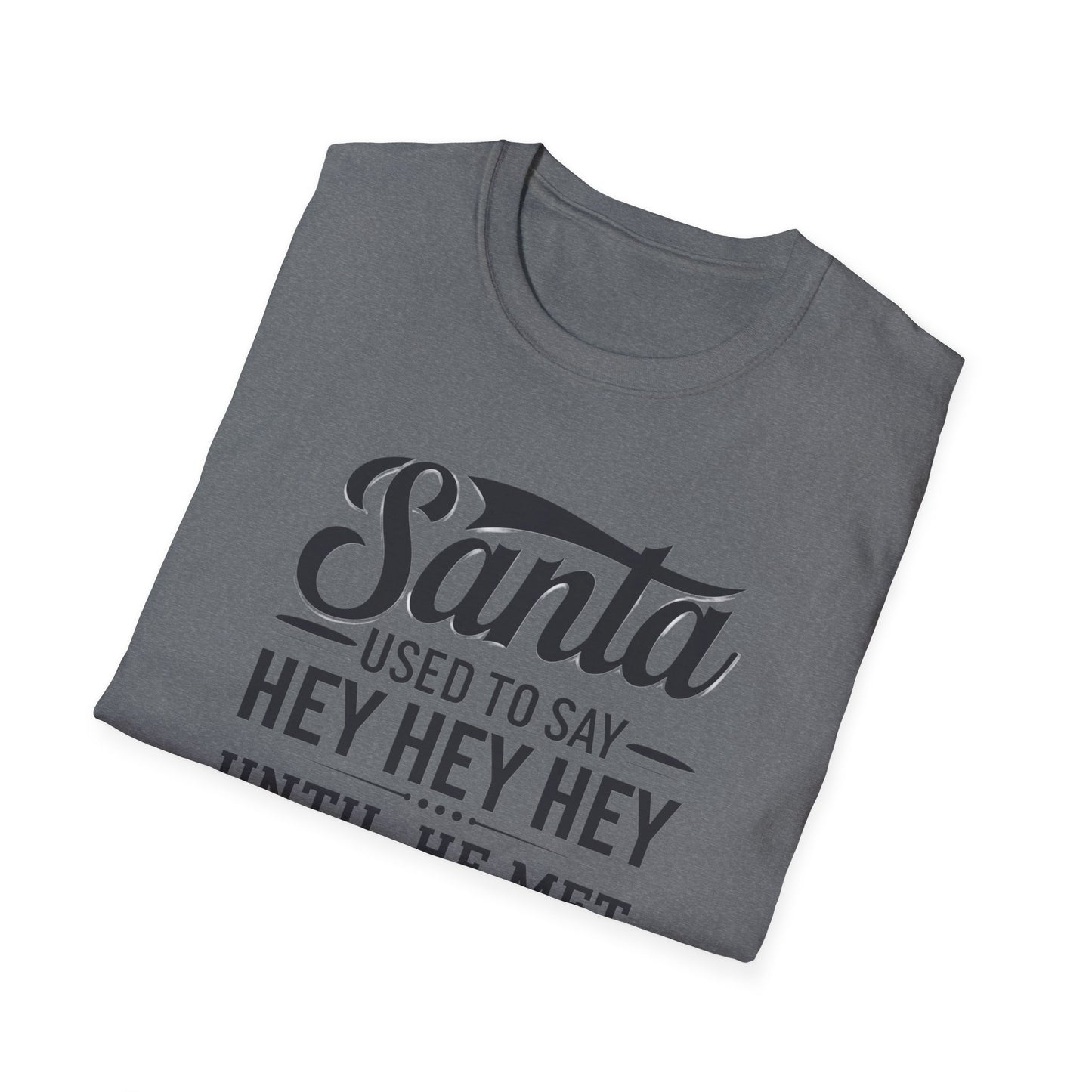 Funny Santa T-Shirt for Christmas, Holiday Shirt, Unisex Graphic Tee, Gift for Mom, Family Gathering Tee, Fun Holiday Apparel