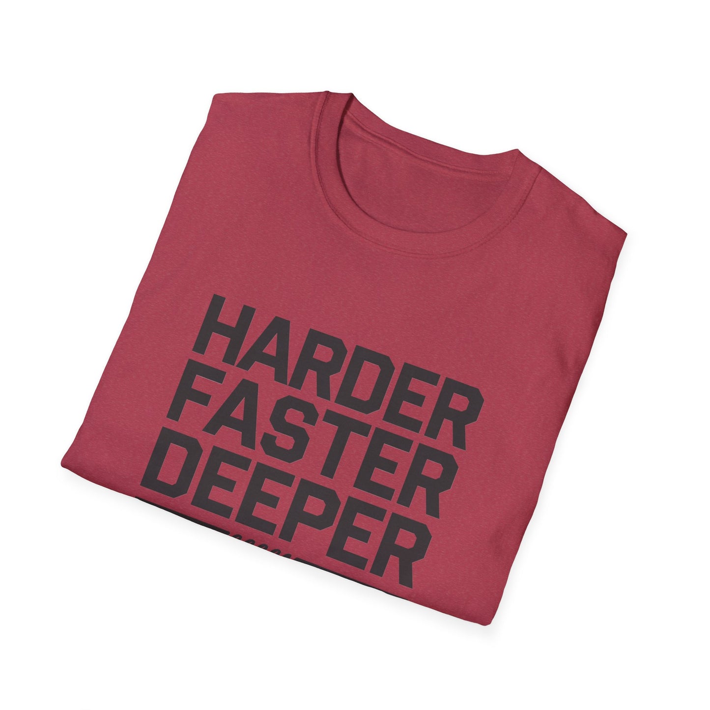 CPR Awareness Unisex Softstyle T-Shirt - Harder Faster Deeper