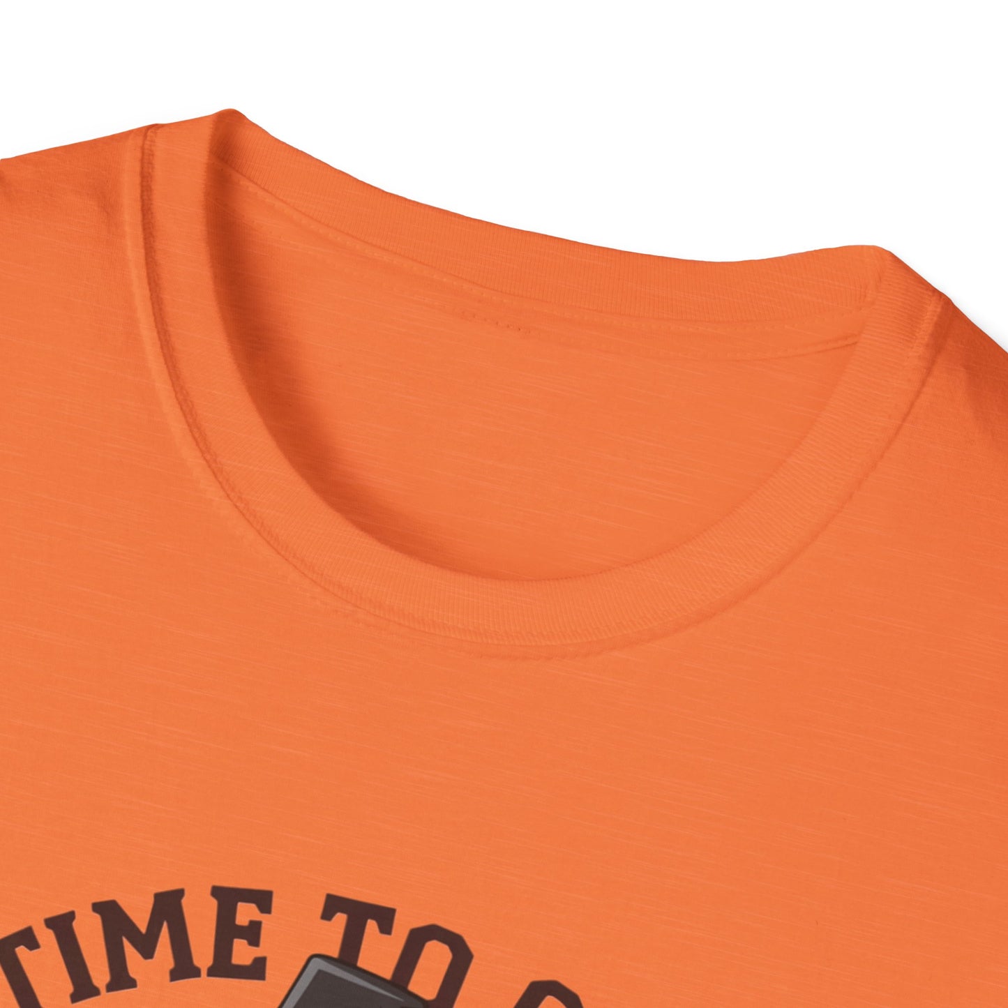 Funny Thanksgiving T-Shirt - 'Time to Get Basted' Unisex Softstyle Tee