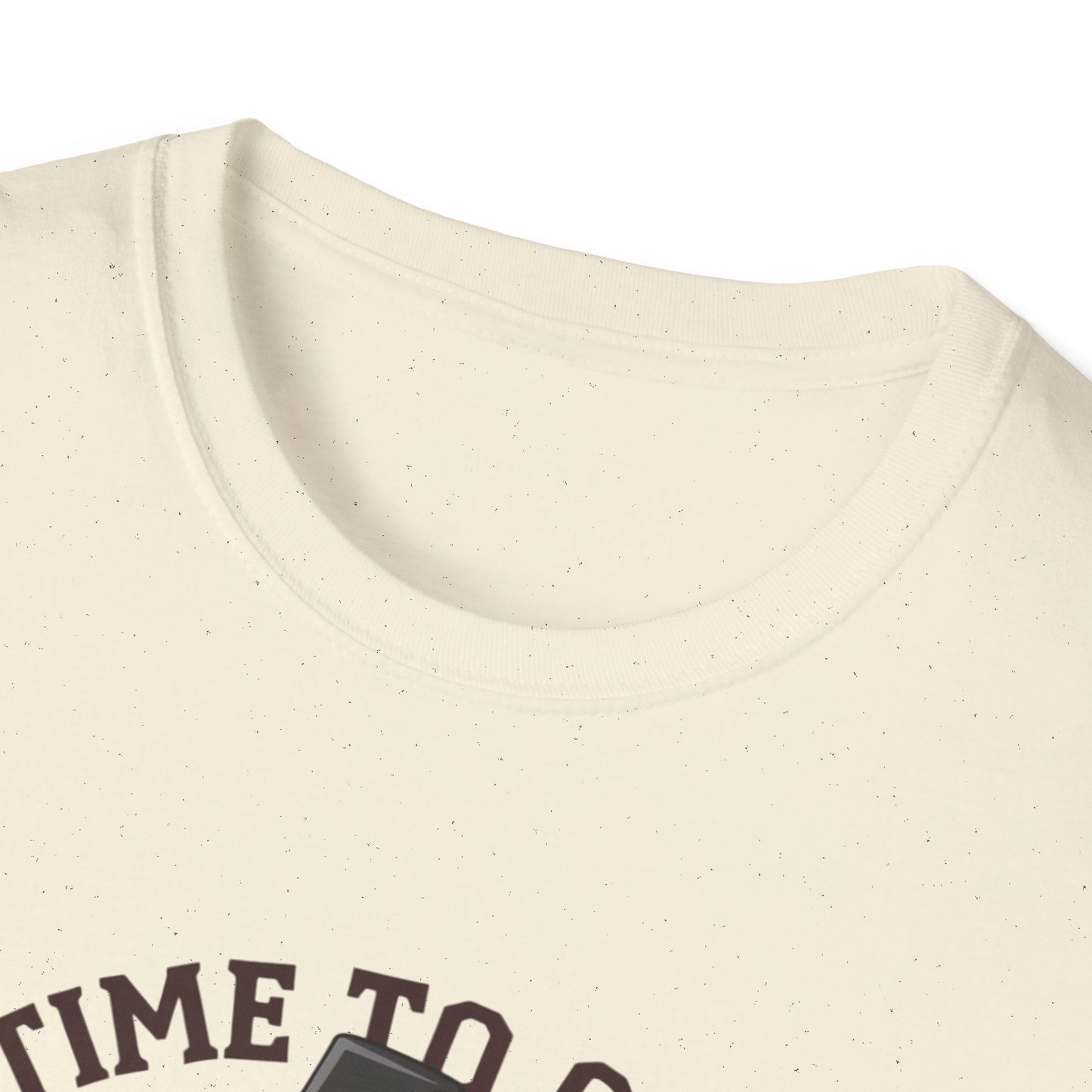 Funny Thanksgiving T-Shirt - 'Time to Get Basted' Unisex Softstyle Tee
