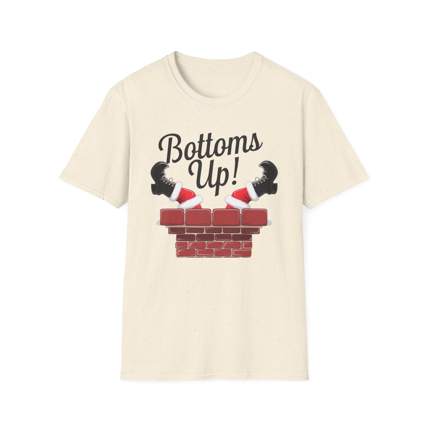 Playful Bottoms Up Unisex T-Shirt, Funny Shirt, Gift for Friends, Casual Wear, Party Apparel, Humor Tee