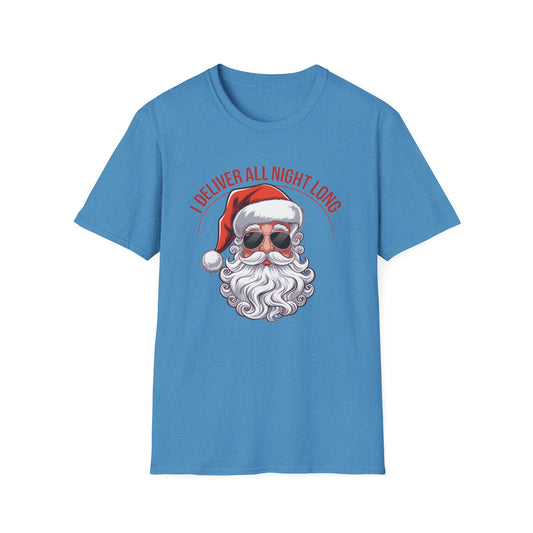 Santa Delivery T-Shirt, Funny Christmas Shirt, Holiday Gift, Relaxed Fit Tee, Unisex Tee for Christmas Lovers