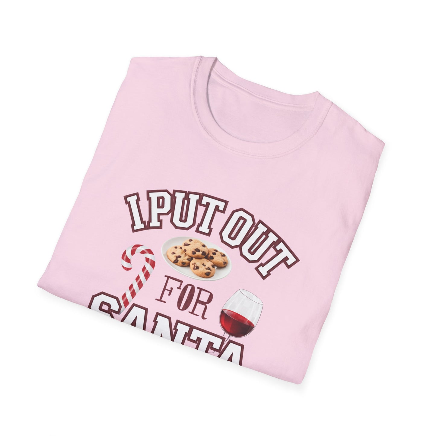I Put Out for Santa Unisex T-Shirt | Funny Christmas Tee, Holiday Gift, Baking Shirt, Santa Apparel, Xmas Humor Shirt
