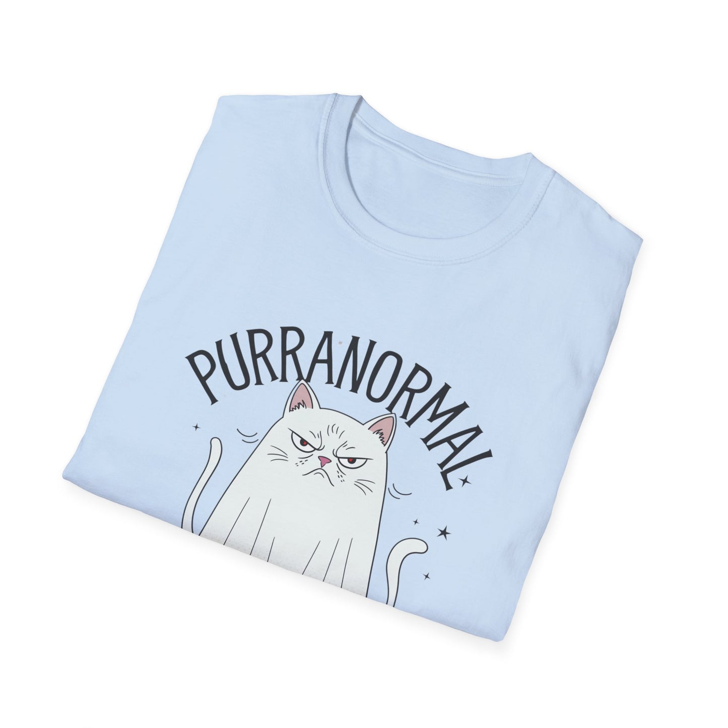Funny Cat Tee - Purranormal Cativity T-Shirt for Cat Lovers, Gift for Pet Owners, Halloween Tee, Cozy Unisex Shirt, Cat Lover Apparel