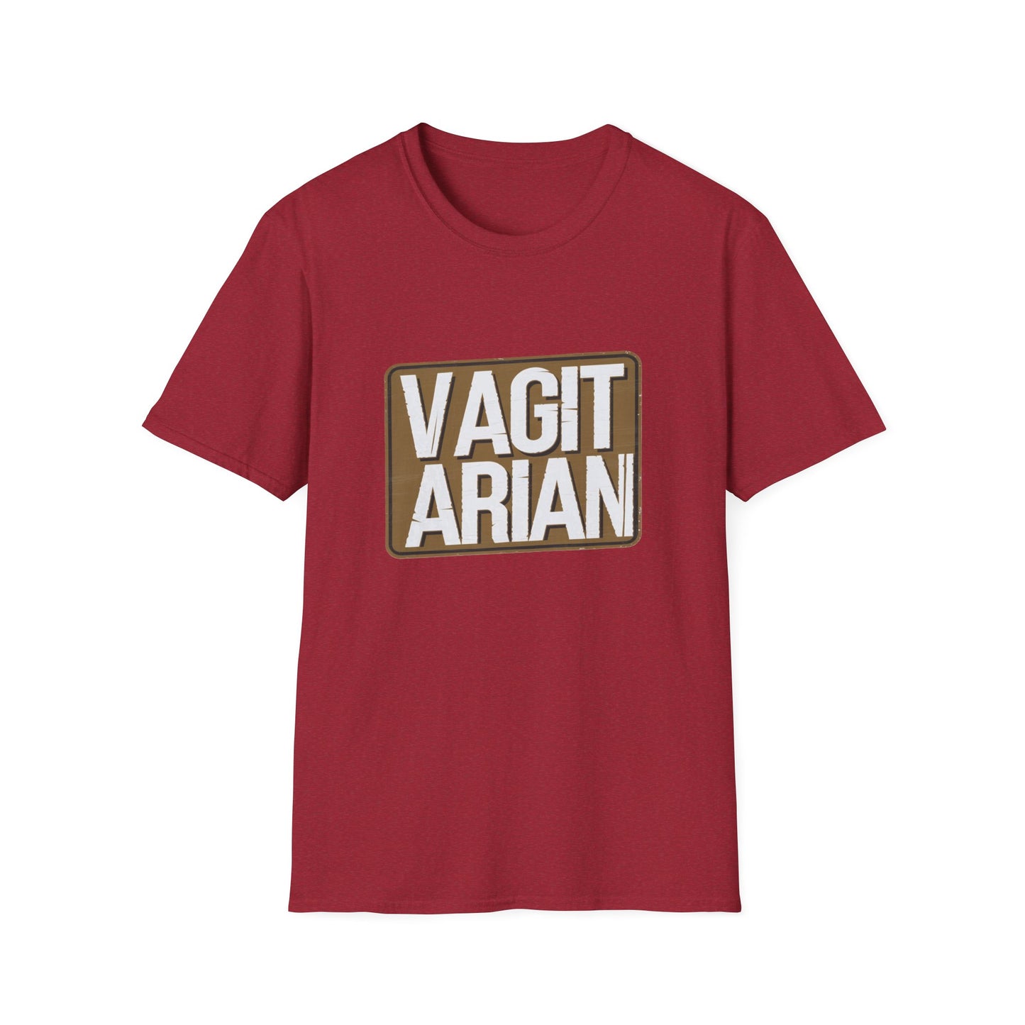 Funny Unisex T-Shirt - "VAGITARIAN" Humor Tee for Food Lovers