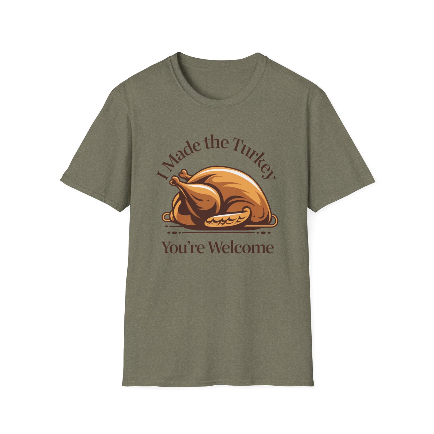Funny Thanksgiving T-Shirt, Casual Unisex Tee, Gift for Home Chefs, Holiday Apparel, Thanksgiving Dinner Shirt