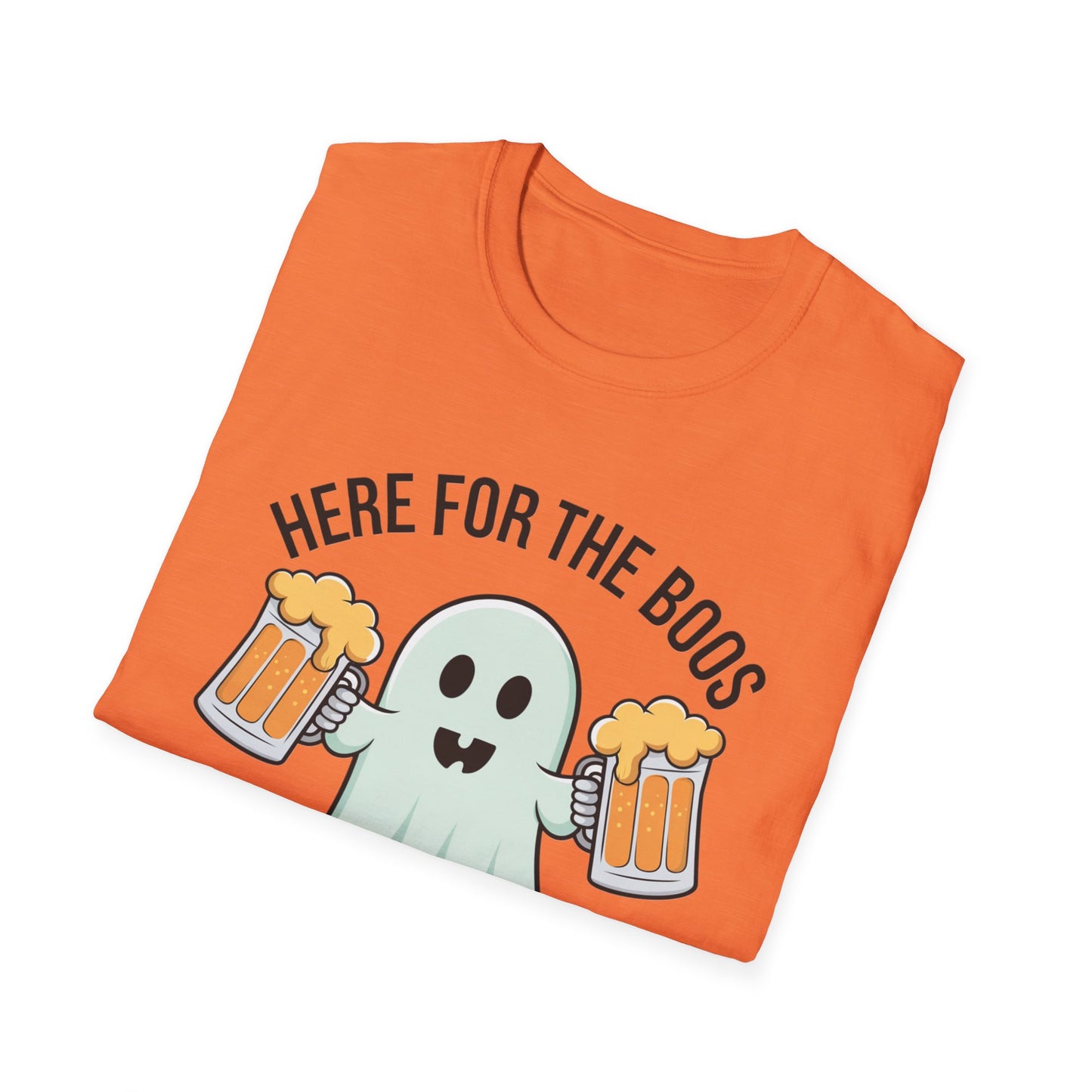 Ghostly Humor Unisex T-Shirt - Perfect for Halloween, Casual Outings, and Party Vibes, Fun Apparel, Spooky Season Tee, Gift for Friends