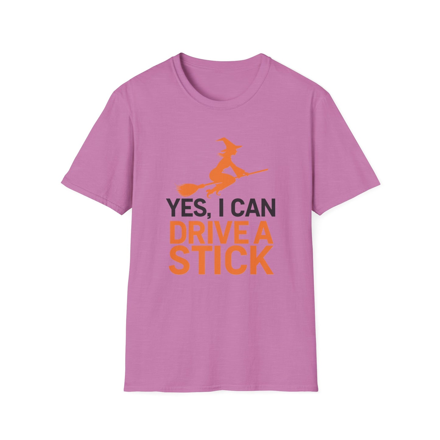 Funny Halloween T-Shirt, Yes I Can Drive a Stick Tee, Unisex Humor Shirt, Witch Broomstick Lover Gift, Halloween Party Apparel, Spooky [...]