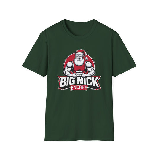 Christmas Muscle Santa Unisex T-Shirt, Holiday Gift, Funny Tee, Santa Outfit, Christmas Apparel