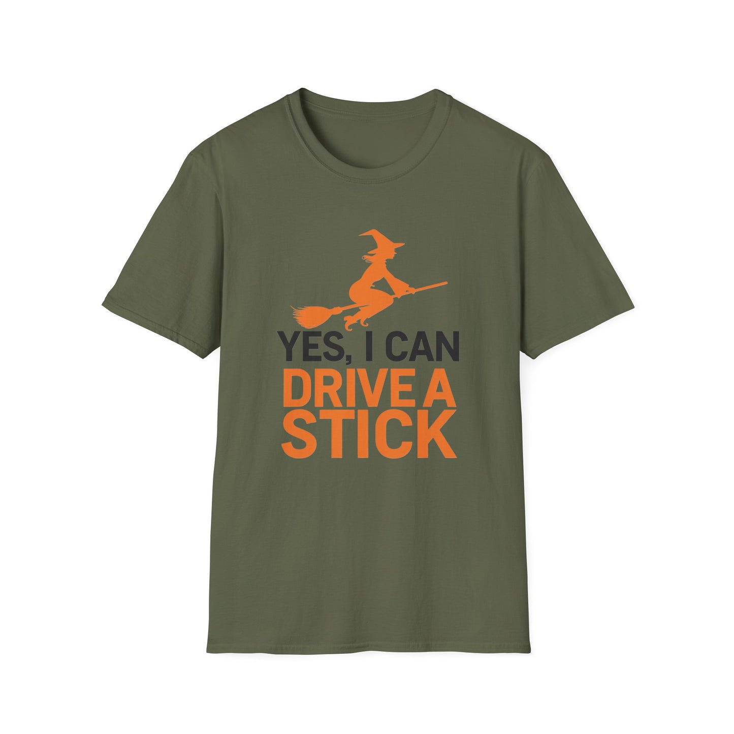 Funny Halloween T-Shirt, Yes I Can Drive a Stick Tee, Unisex Humor Shirt, Witch Broomstick Lover Gift, Halloween Party Apparel, Spooky [...]