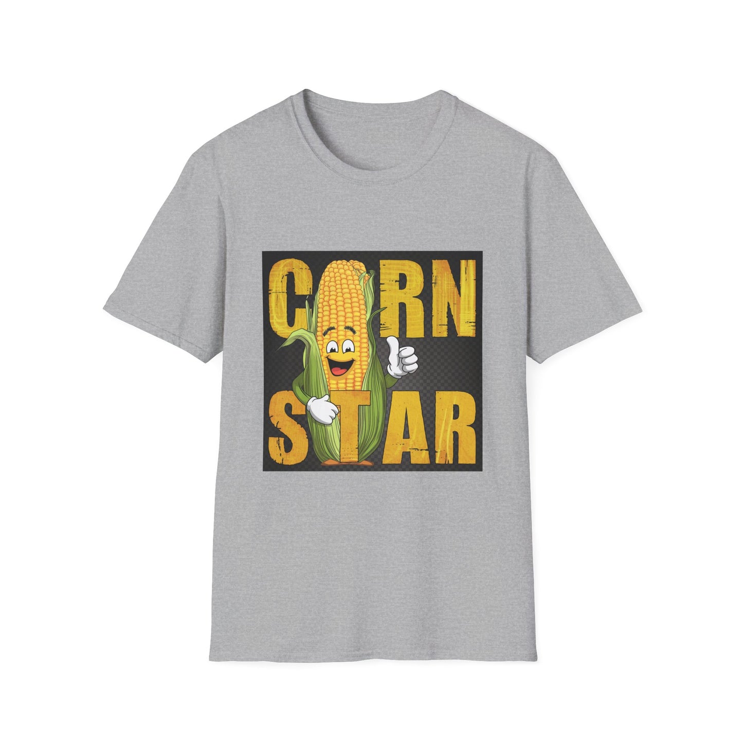 Corn Star Unisex Softstyle T-Shirt - Fun and Quirky Tee for Corn Lovers