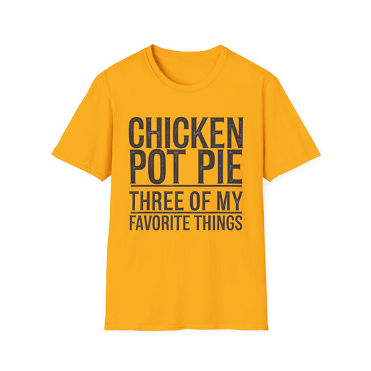 Funny Chicken Pot Pie Unisex Softstyle T-Shirt | Perfect for Food Lovers