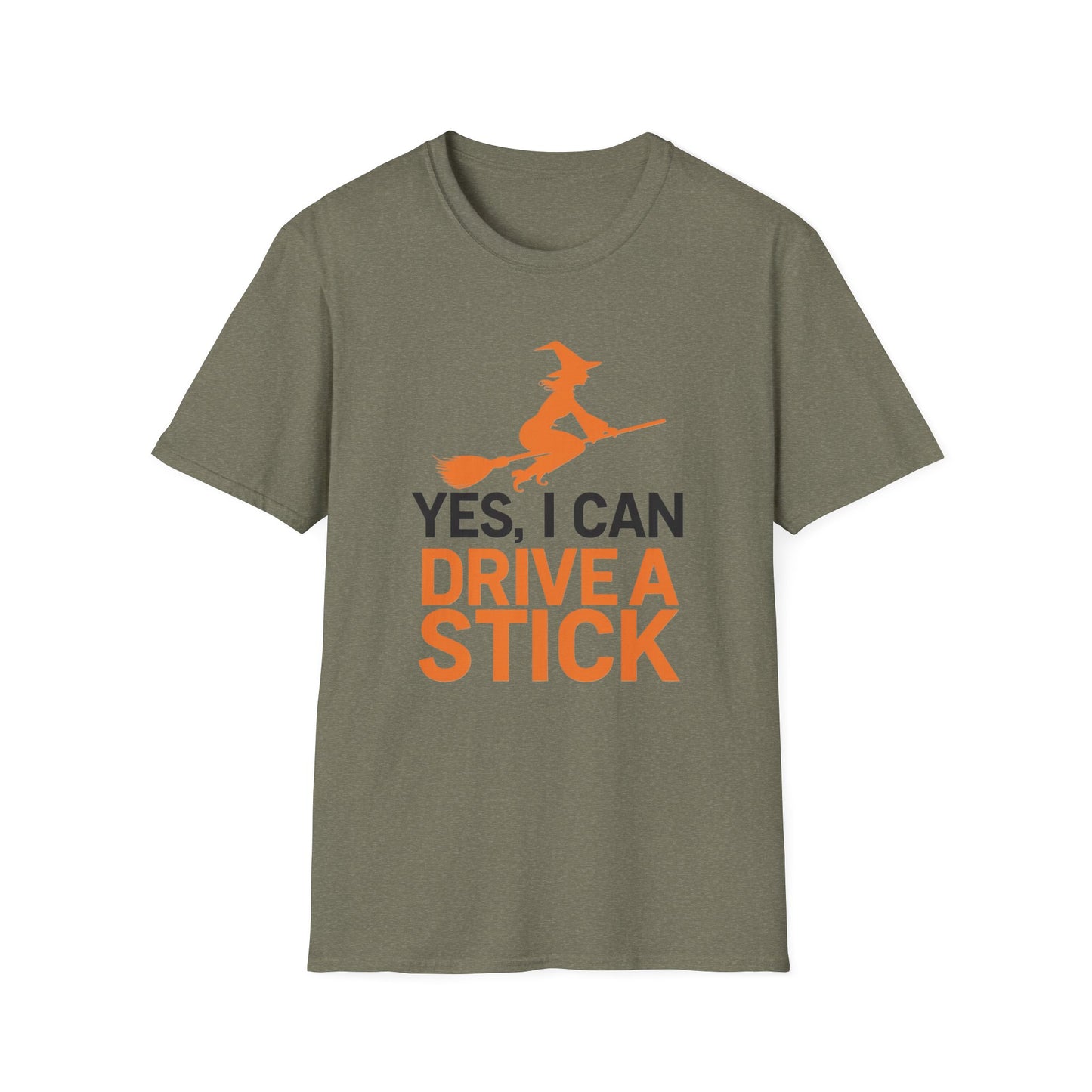 Funny Halloween T-Shirt, Yes I Can Drive a Stick Tee, Unisex Humor Shirt, Witch Broomstick Lover Gift, Halloween Party Apparel, Spooky [...]
