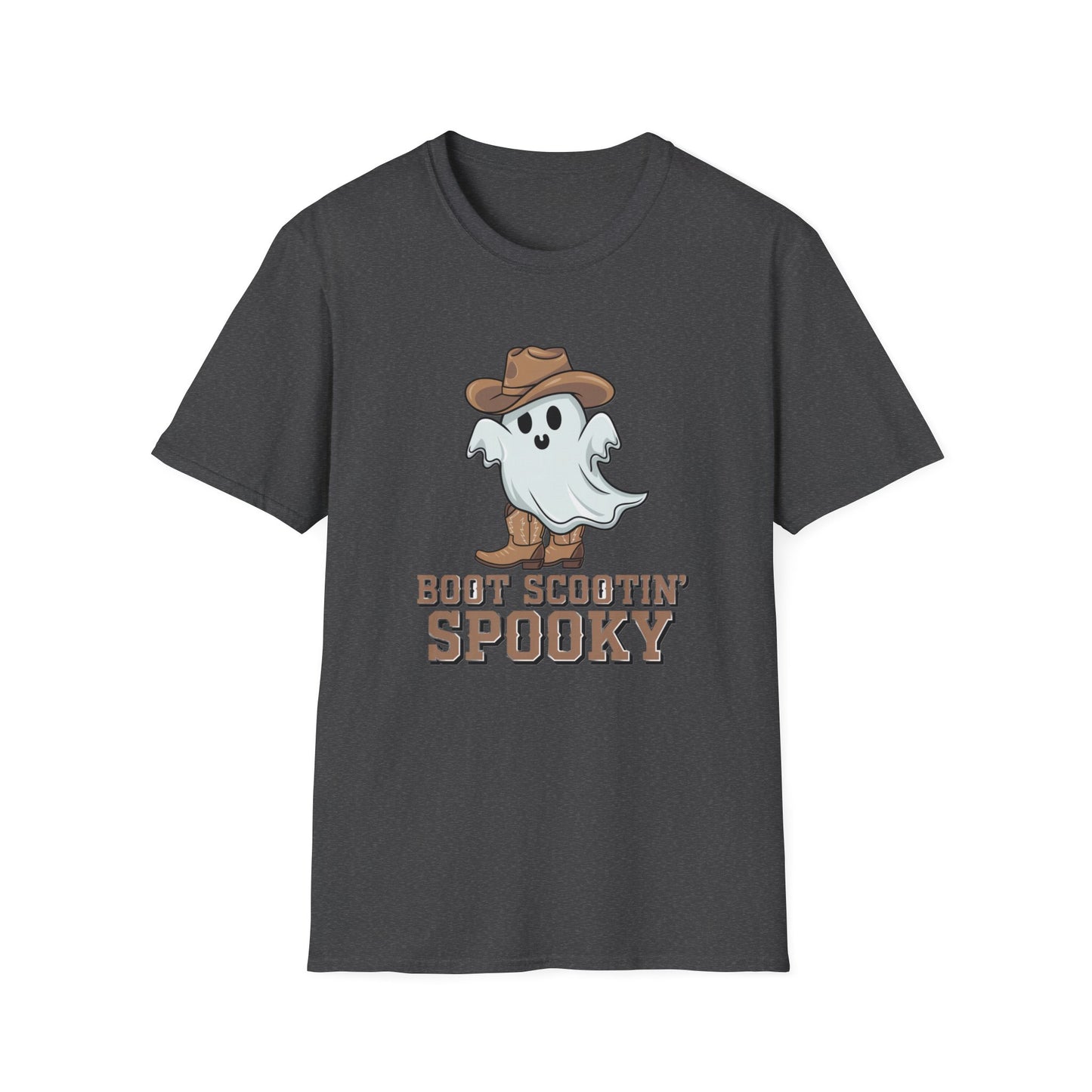 Ghostly Cowboy T-Shirt, Fun Halloween Tee, Spooky Ghost Shirt, Unisex Graphic Shirt, Witchy Casual Wear, Cute Halloween Gift