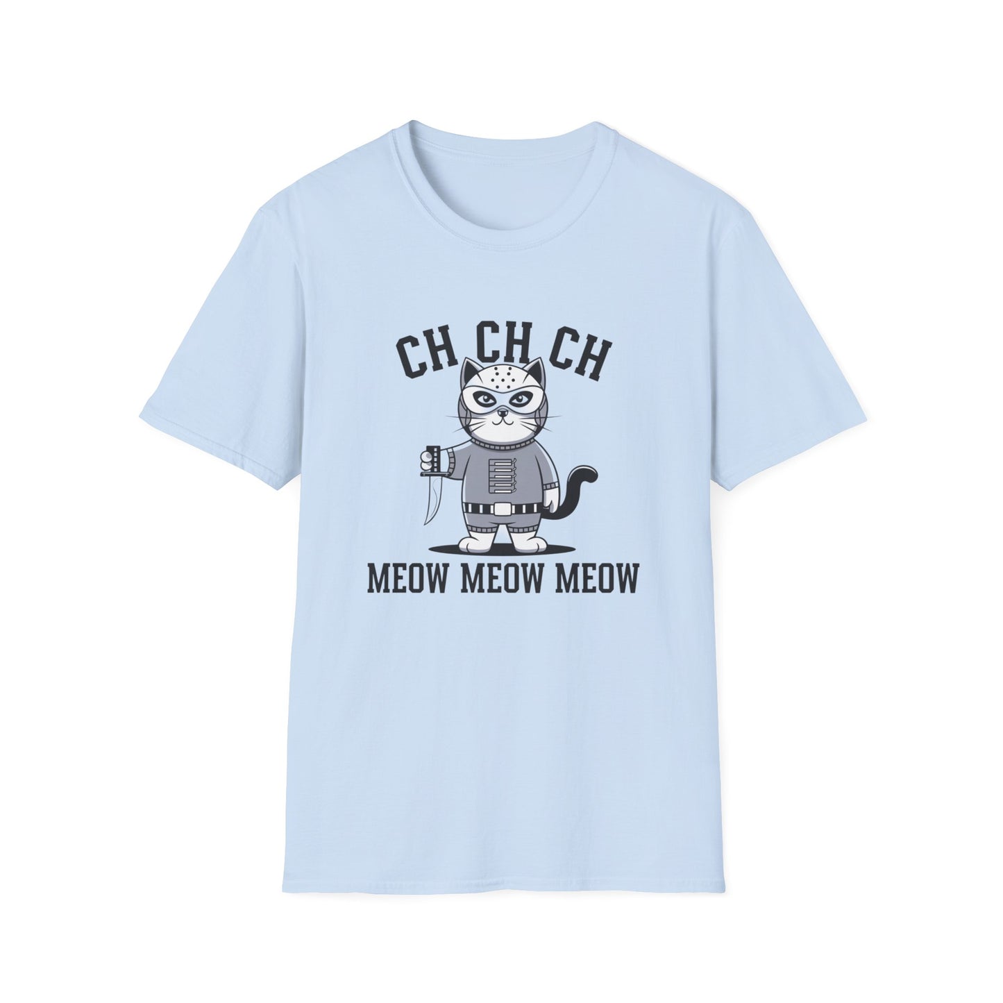Funny Cat Graphic Tee, Unisex T-Shirt, Cute Cat Lover Gift, Pet Enthusiast Apparel, Meow Meow Meow Shirt