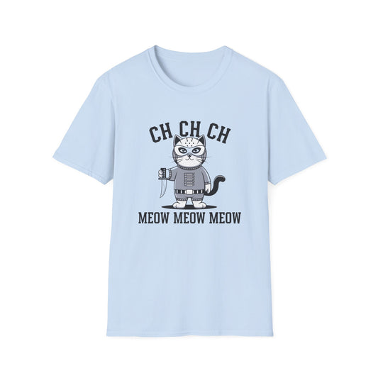 Funny Cat Graphic Tee, Unisex T-Shirt, Cute Cat Lover Gift, Pet Enthusiast Apparel, Meow Meow Meow Shirt