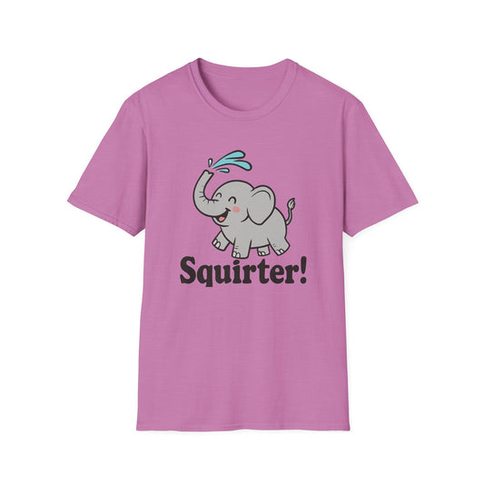 Funny Elephant T-Shirt - Squirter! Tee for Animal Lovers, Gift for Kids, Birthday Party Shirt, Unisex Graphic Tee