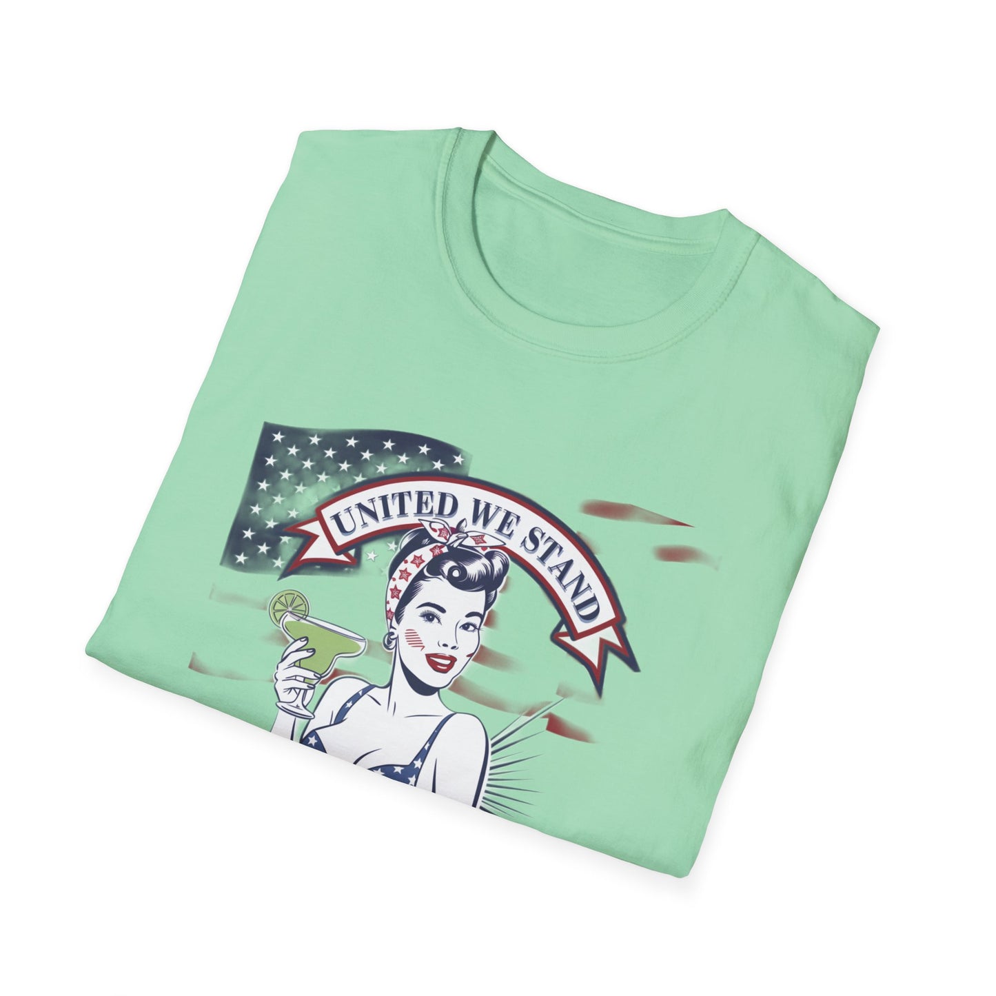 Patriotic Margarita Unisex T-Shirt - 'United We Stand' Design