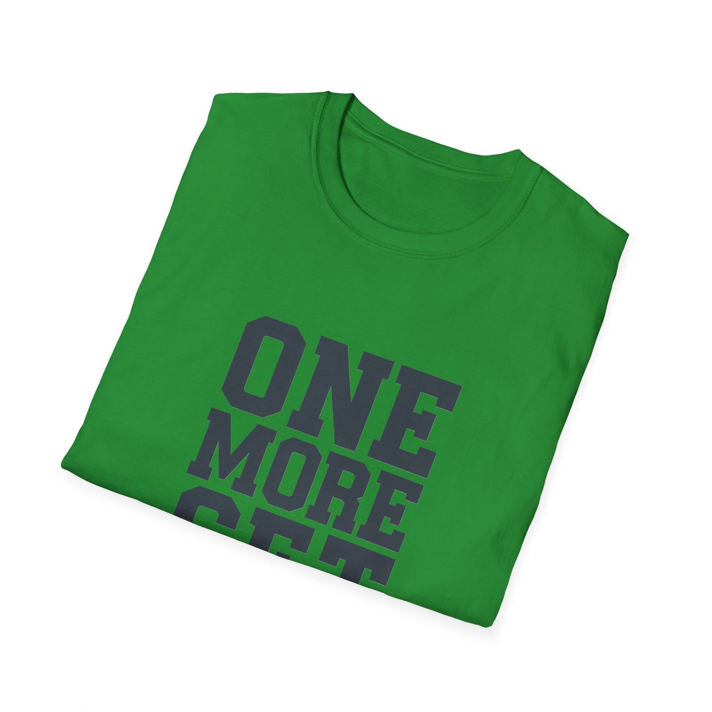 Motivational Fitness T-Shirt - 'One More Set' Unisex Softstyle Tee