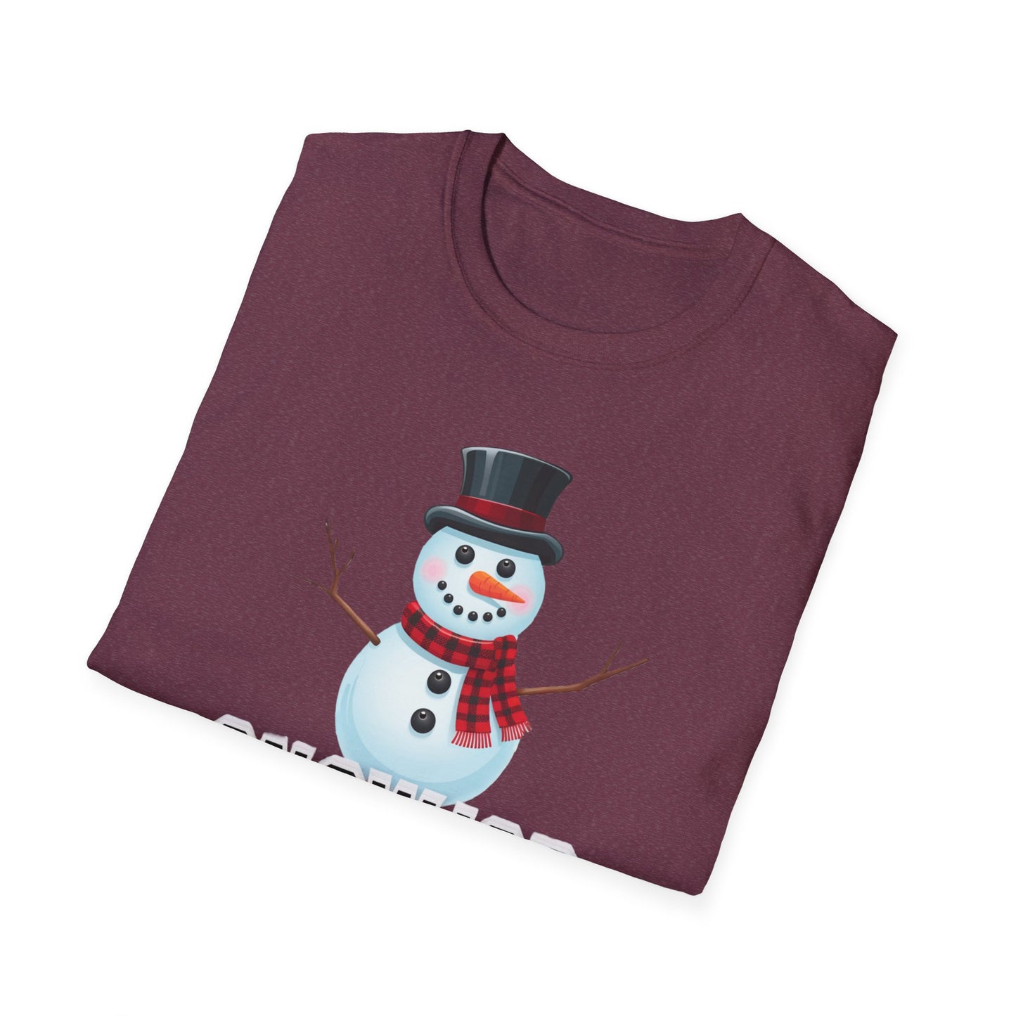 Funny Holiday Unisex T-Shirt, Winter Humor Tee, Christmas Gift, Snowman Design, Snowjob Shirt, Seasonal Apparel