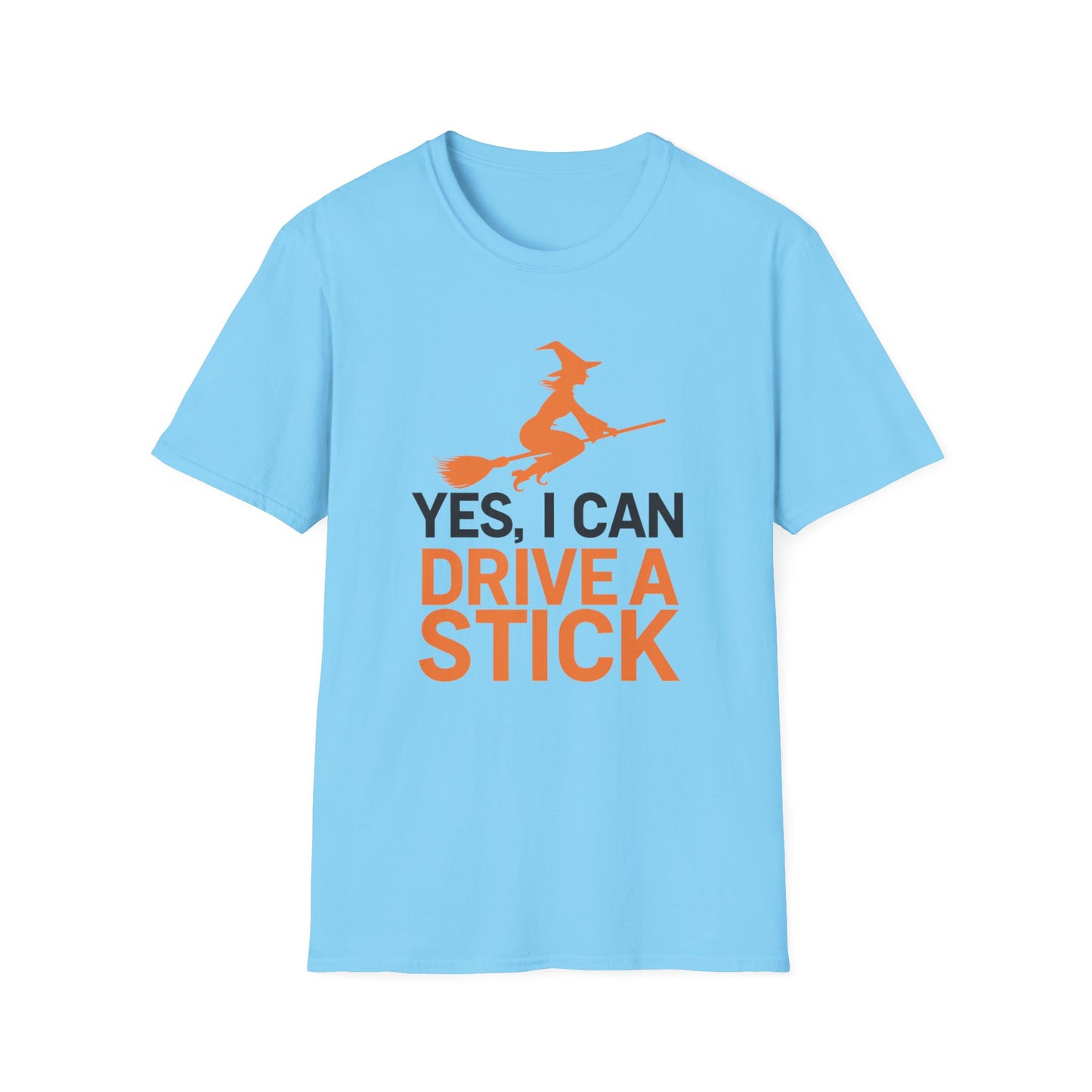 Funny Halloween T-Shirt, Yes I Can Drive a Stick Tee, Unisex Humor Shirt, Witch Broomstick Lover Gift, Halloween Party Apparel, Spooky [...]