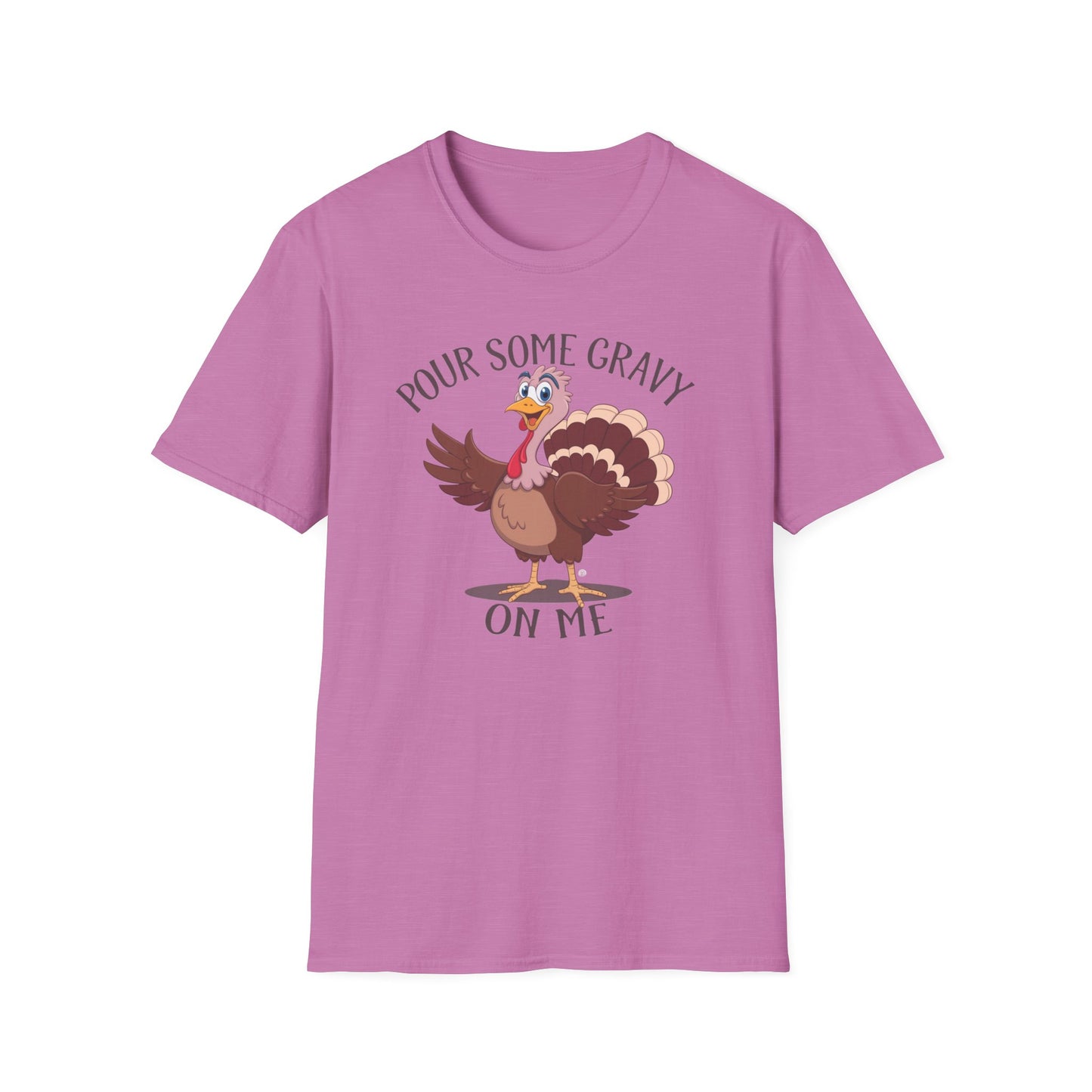 Funny Thanksgiving Turkey T-Shirt - "Pour Some Gravy On Me"