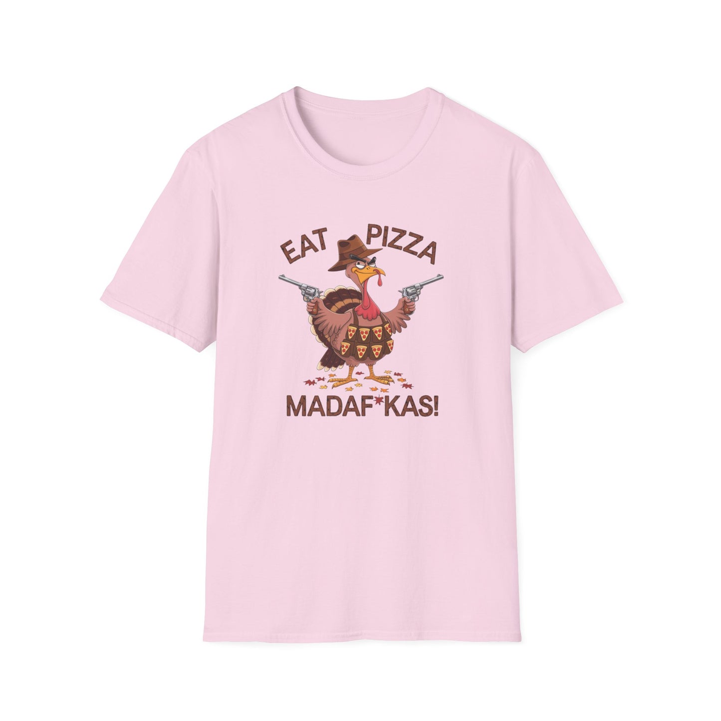Funny Turkey Pizza Unisex T-Shirt - Perfect for Thanksgiving & Pizza Lovers