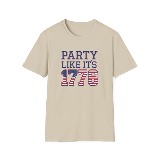 Patriotic Party Like It's 1776 Unisex T-Shirt