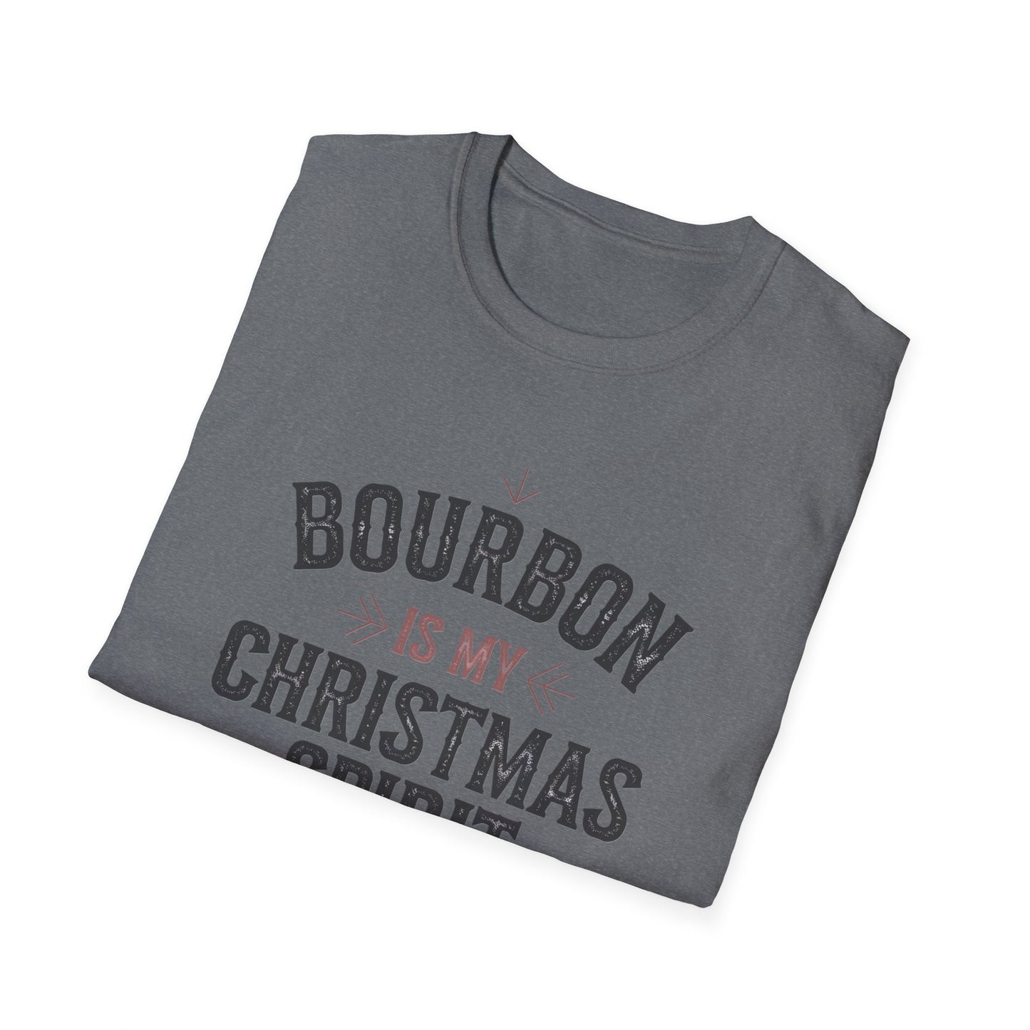 Bourbon-Themed Unisex T-Shirt | Perfect Holiday Gift, Christmas Party Attire, Festive Apparel, Gift for Bourbon Lovers