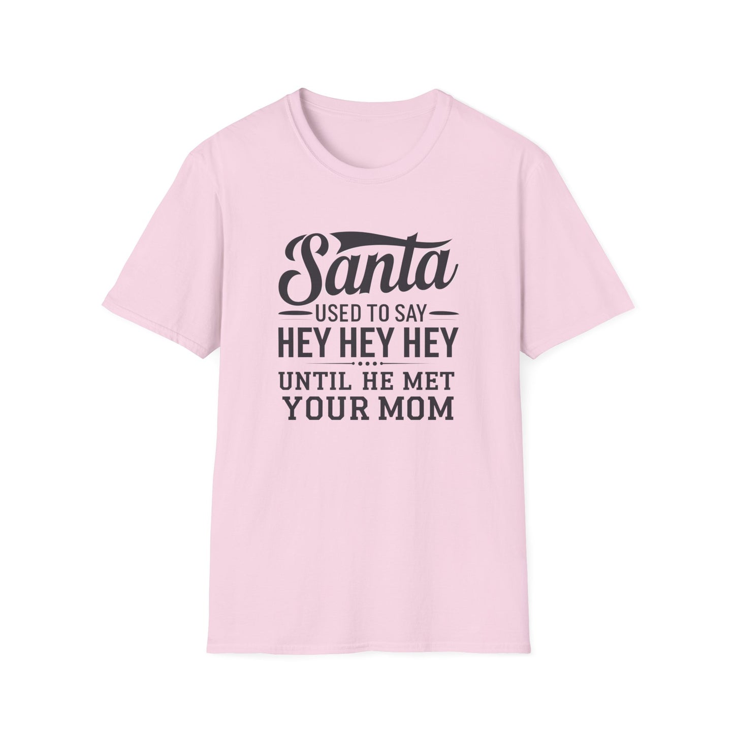 Funny Santa T-Shirt for Christmas, Holiday Shirt, Unisex Graphic Tee, Gift for Mom, Family Gathering Tee, Fun Holiday Apparel